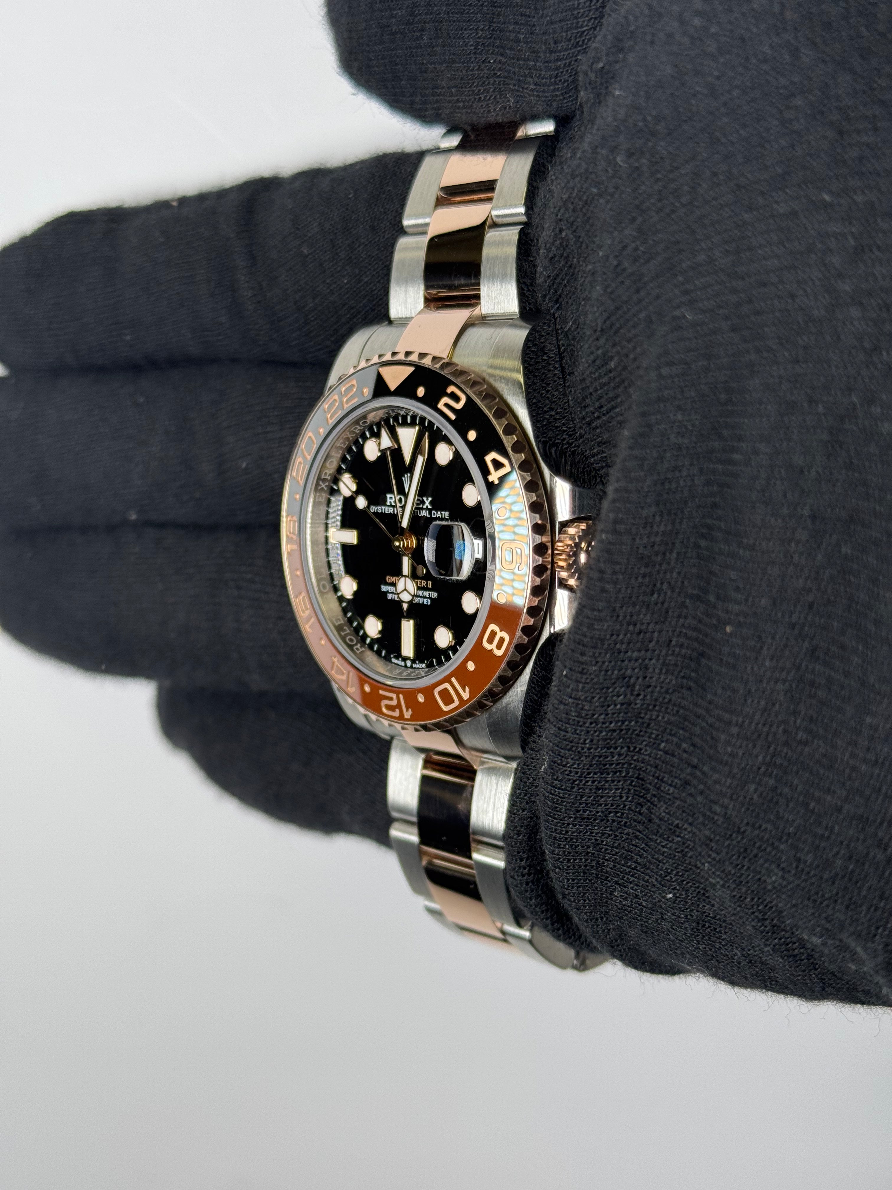 Rolex GMT-Master II 40mm Black Dial Watch Ref# 126711CHNR - Happy Jewelers Fine Jewelry Lifetime Warranty
