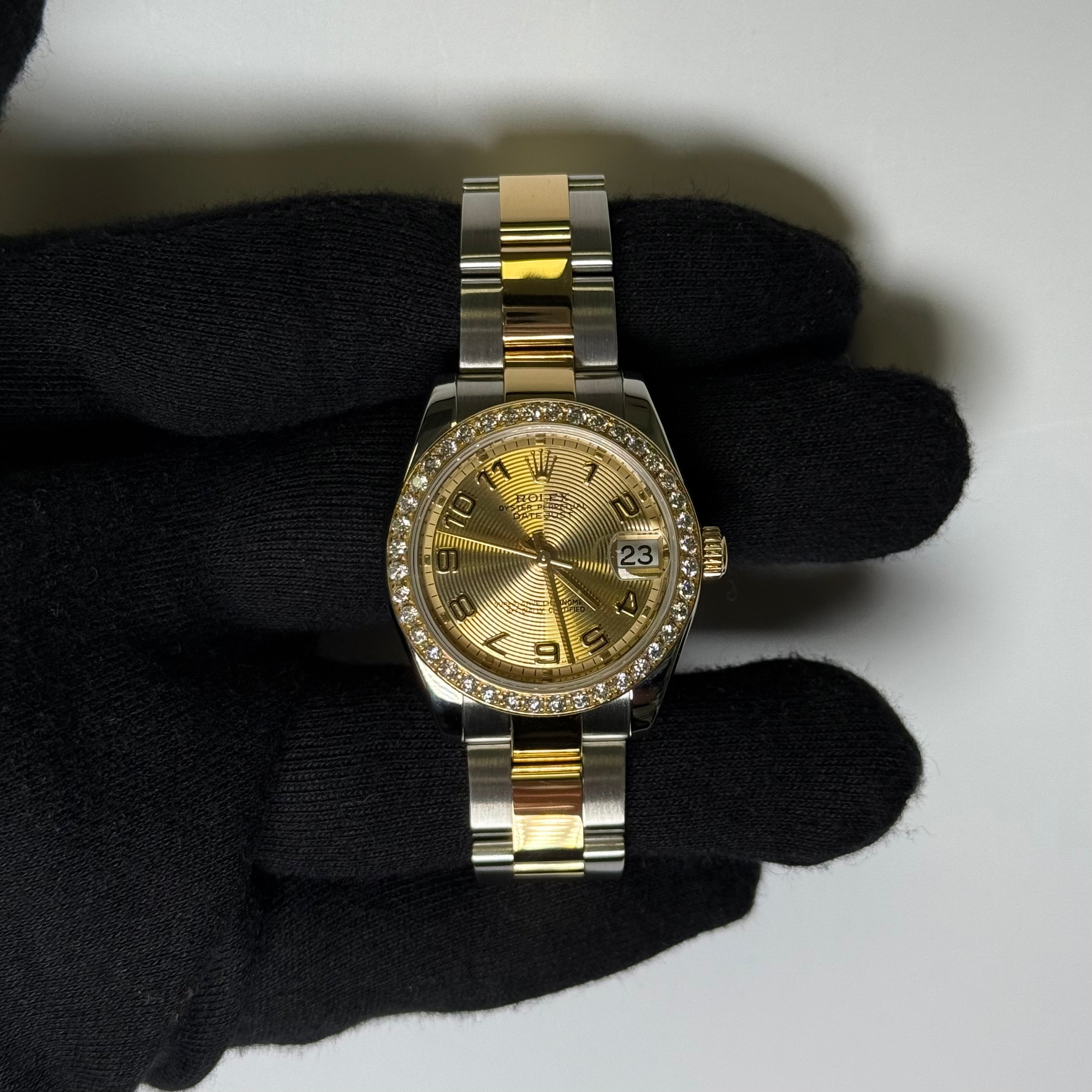 Rolex Datejust 31mm Champagne Dial Watch Ref# 178243 - Happy Jewelers Fine Jewelry Lifetime Warranty