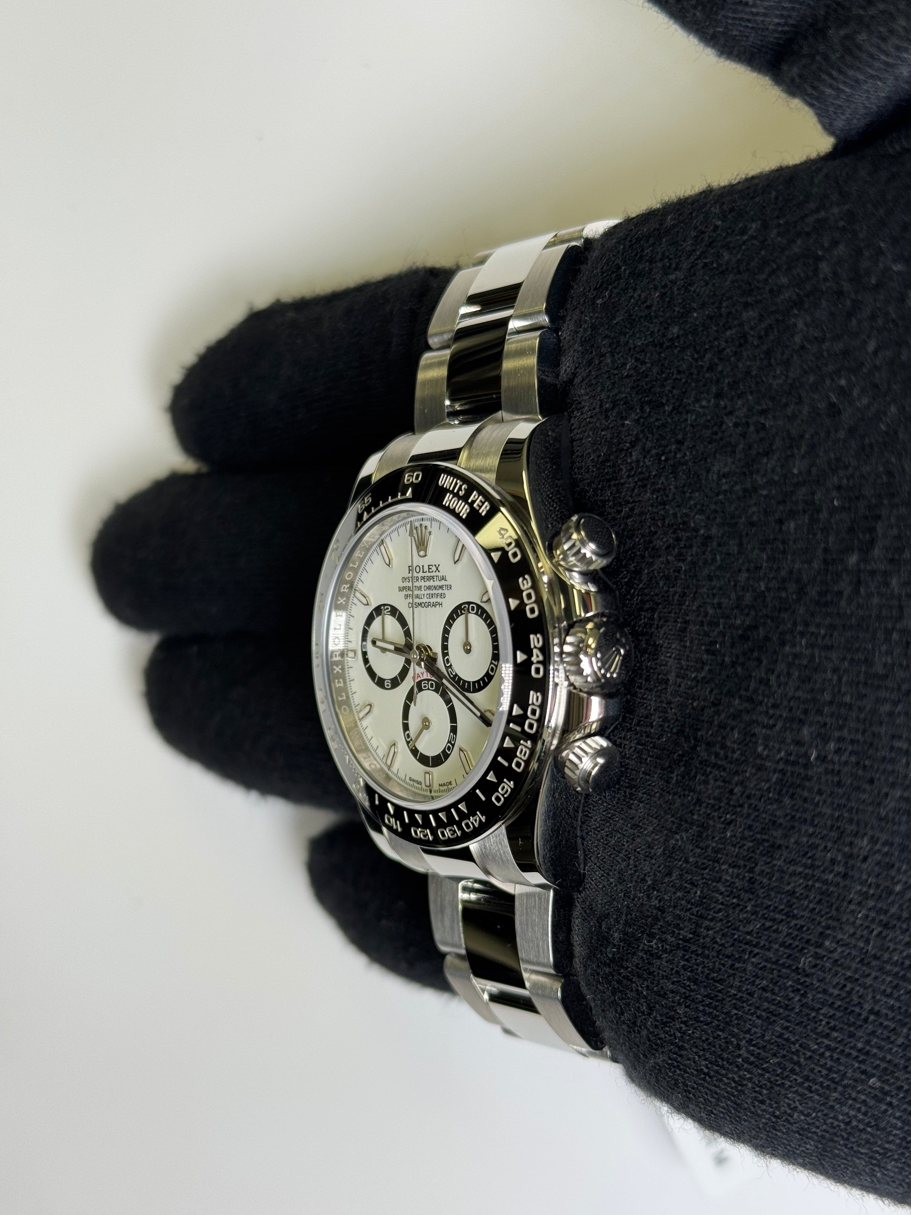 Rolex Daytona 40mm White Dial Watch Ref# 126500LN - Happy Jewelers Fine Jewelry Lifetime Warranty