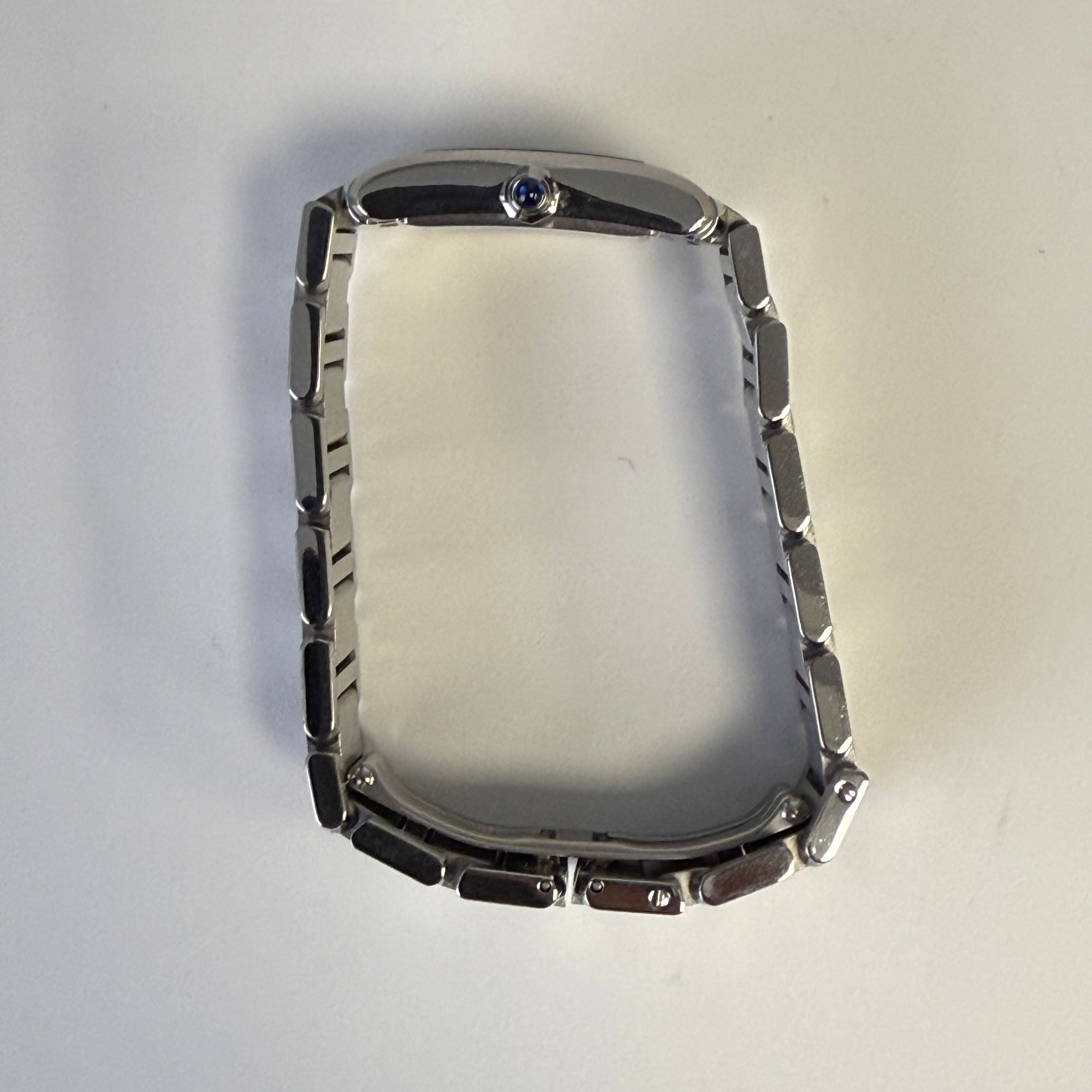 Cartier Tank Francaise 25mm Silver Dial Watch Reference #2465 - Happy Jewelers Fine Jewelry Lifetime Warranty