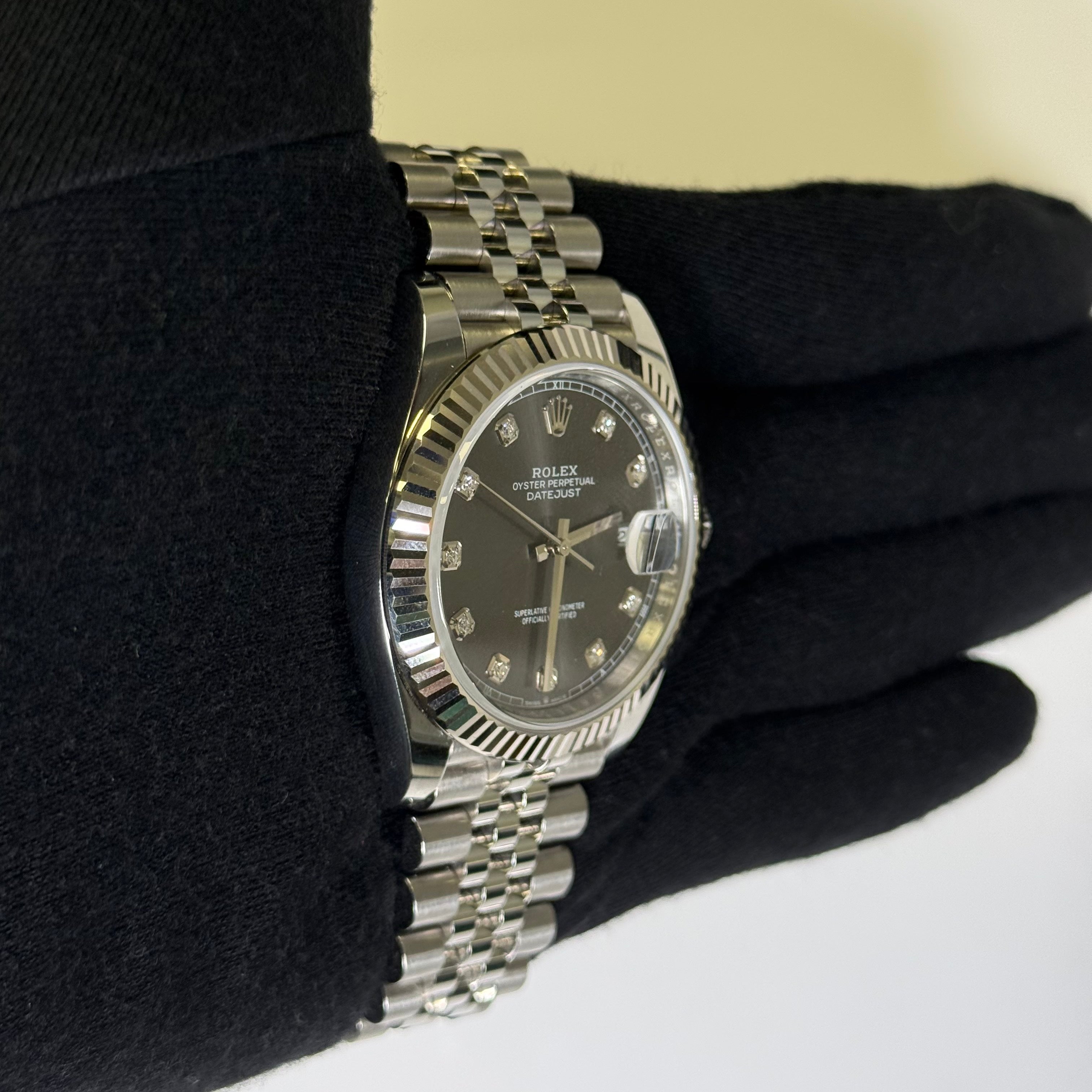 Rolex Datejust 41mm Rhodium Dial Watch Ref# 126334 - Happy Jewelers Fine Jewelry Lifetime Warranty