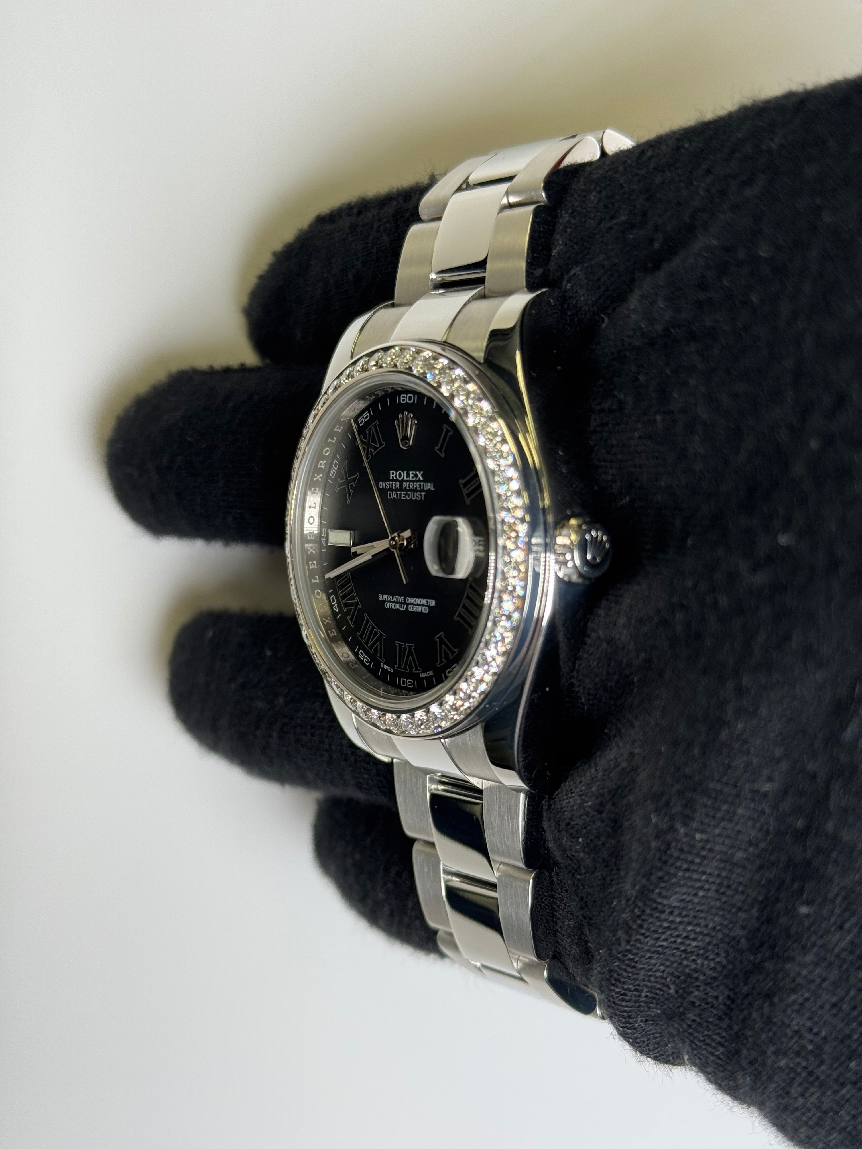 Rolex Datejust 41mm Grey Dial Watch Ref# 116334 - Happy Jewelers Fine Jewelry Lifetime Warranty