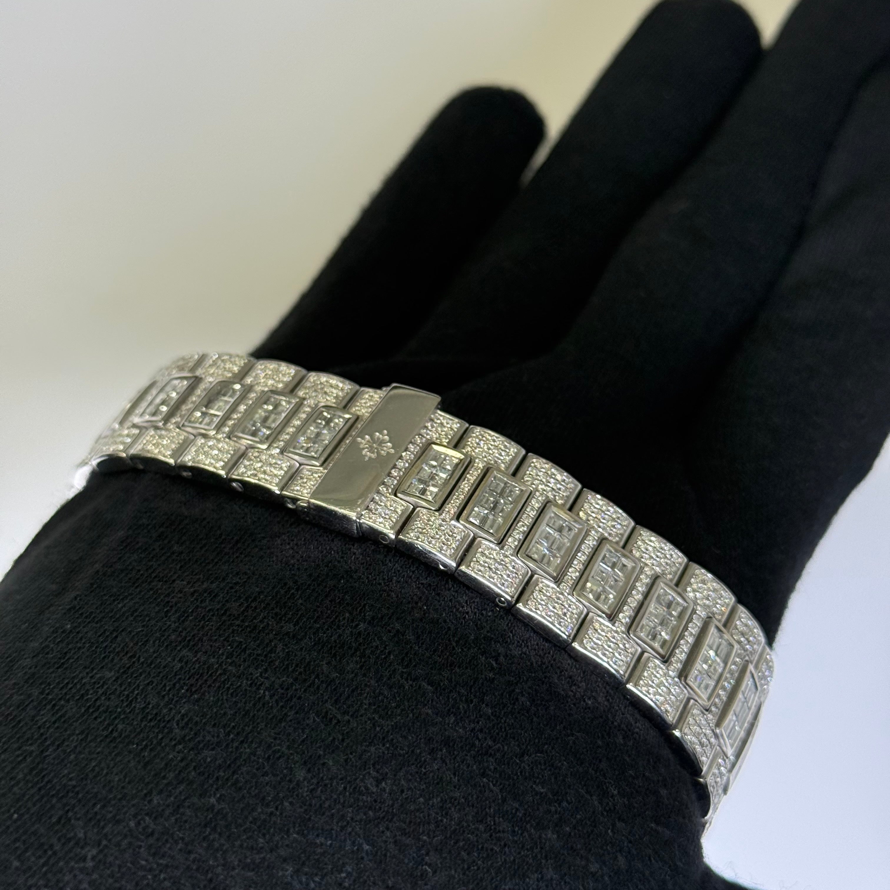 Patek Philippe Nautilus 40mm Pave Dial Watch Ref# 5711 - Happy Jewelers Fine Jewelry Lifetime Warranty