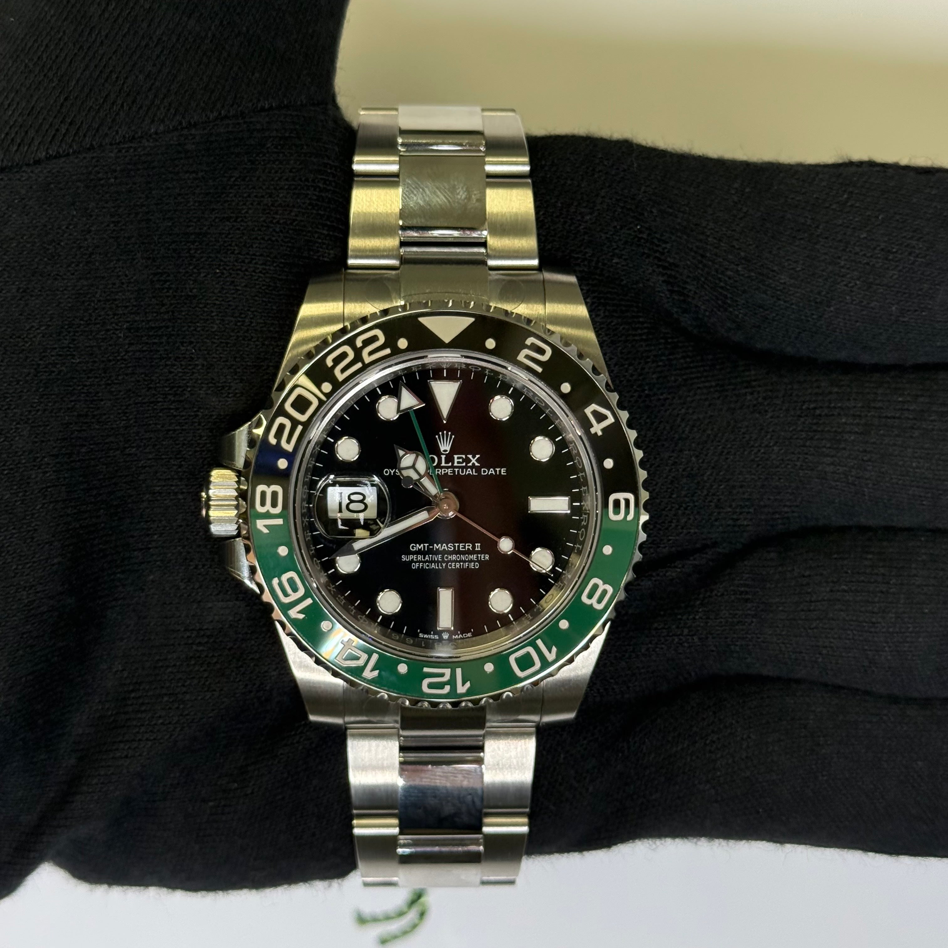Rolex GMT-Master II 40mm Black Dial Watch Ref# 126720VTNR - Happy Jewelers Fine Jewelry Lifetime Warranty