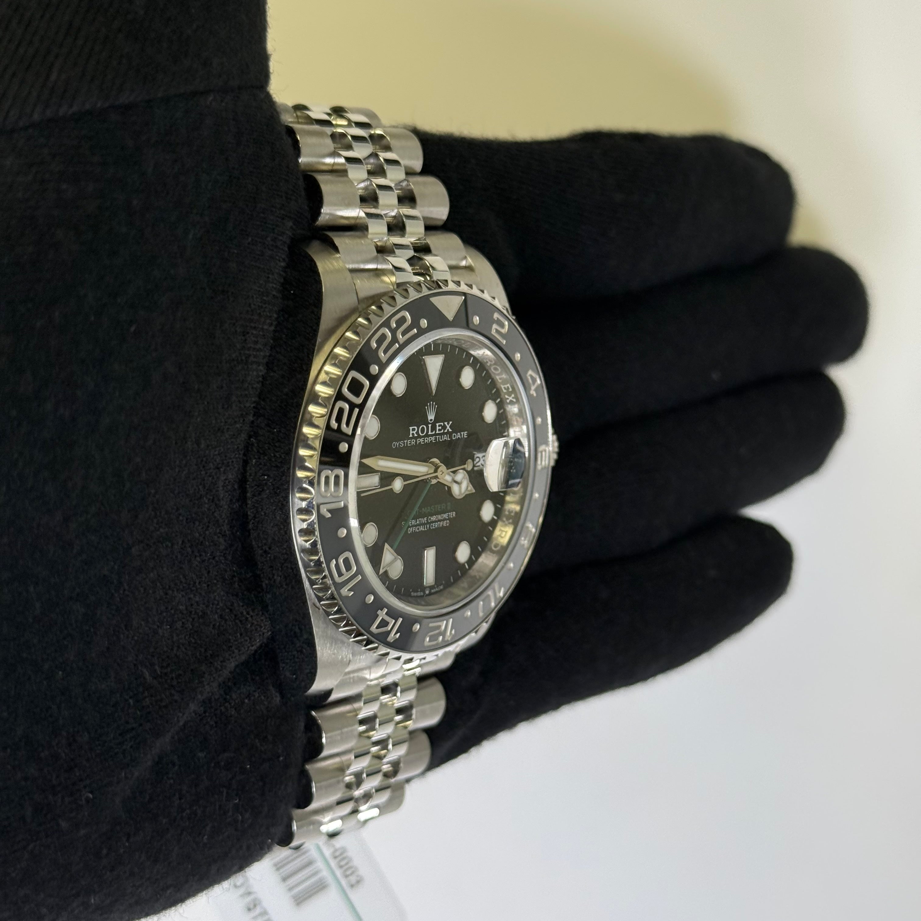 Rolex GMT-Master II 40mm Black Dial Ref# 126710GRNR - Happy Jewelers Fine Jewelry Lifetime Warranty
