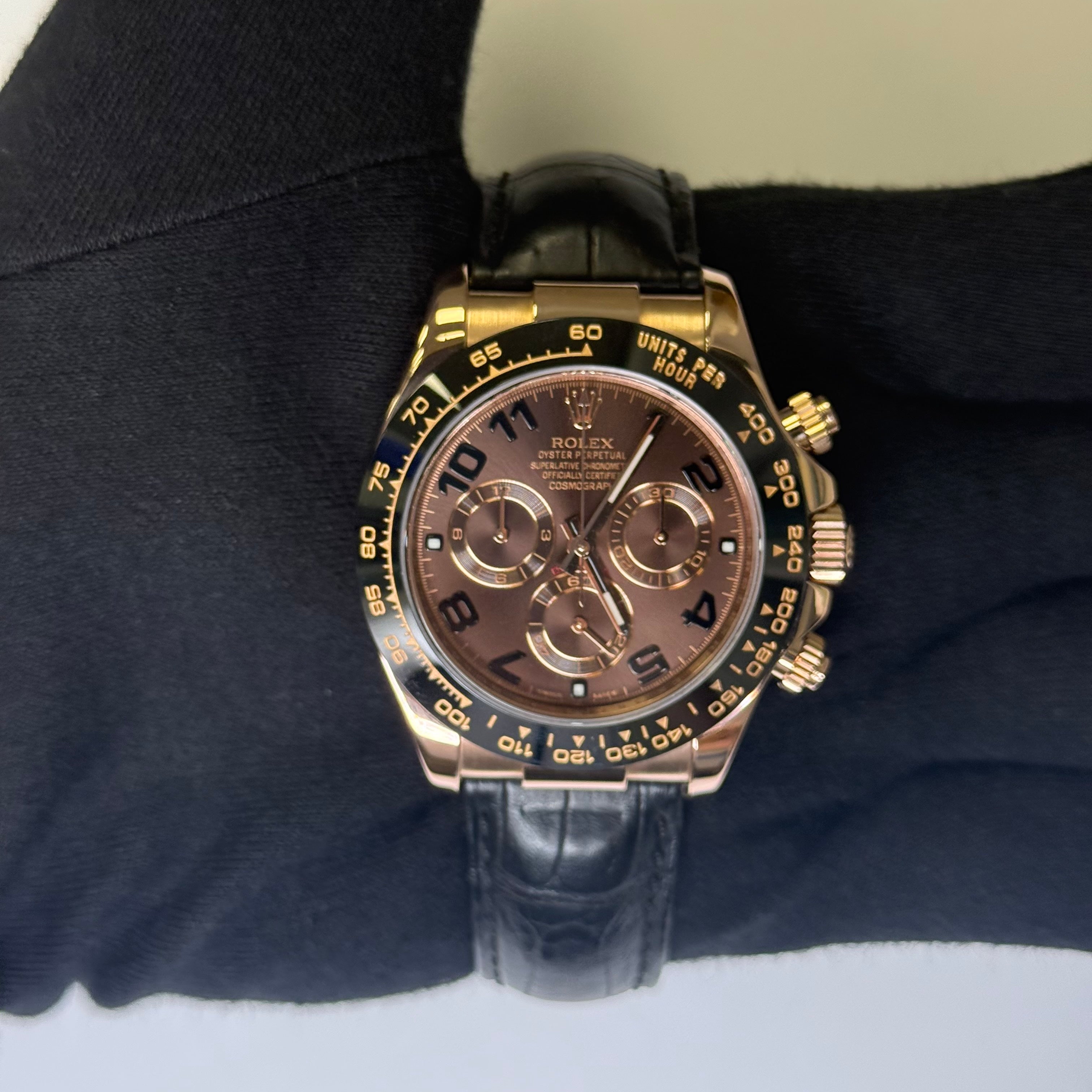 Rolex Daytona 40mm Chocolate Dial Watch Ref# 116515LN - Happy Jewelers Fine Jewelry Lifetime Warranty
