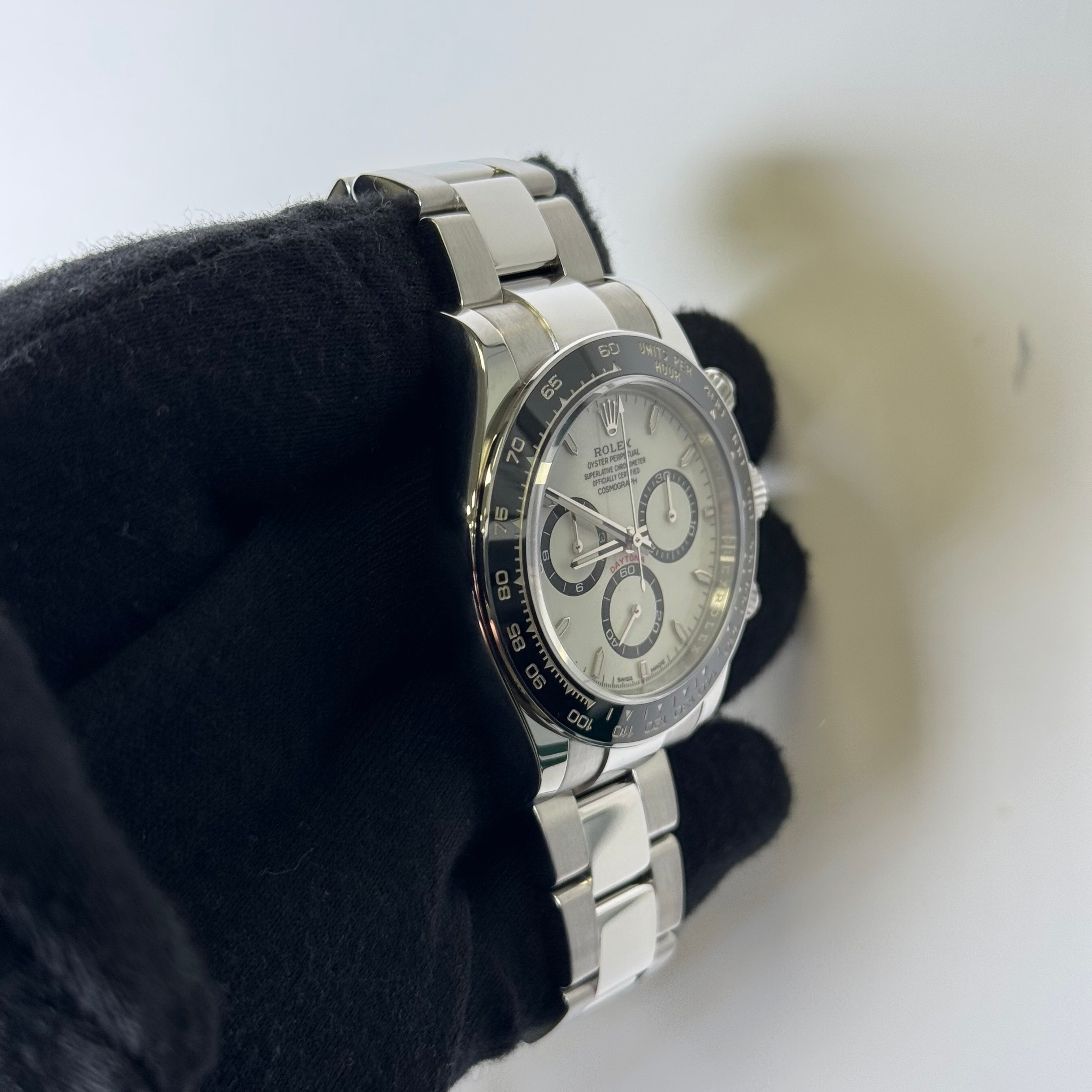 Rolex Daytona 40mm White Dial Watch Ref# 126500LN - Happy Jewelers Fine Jewelry Lifetime Warranty