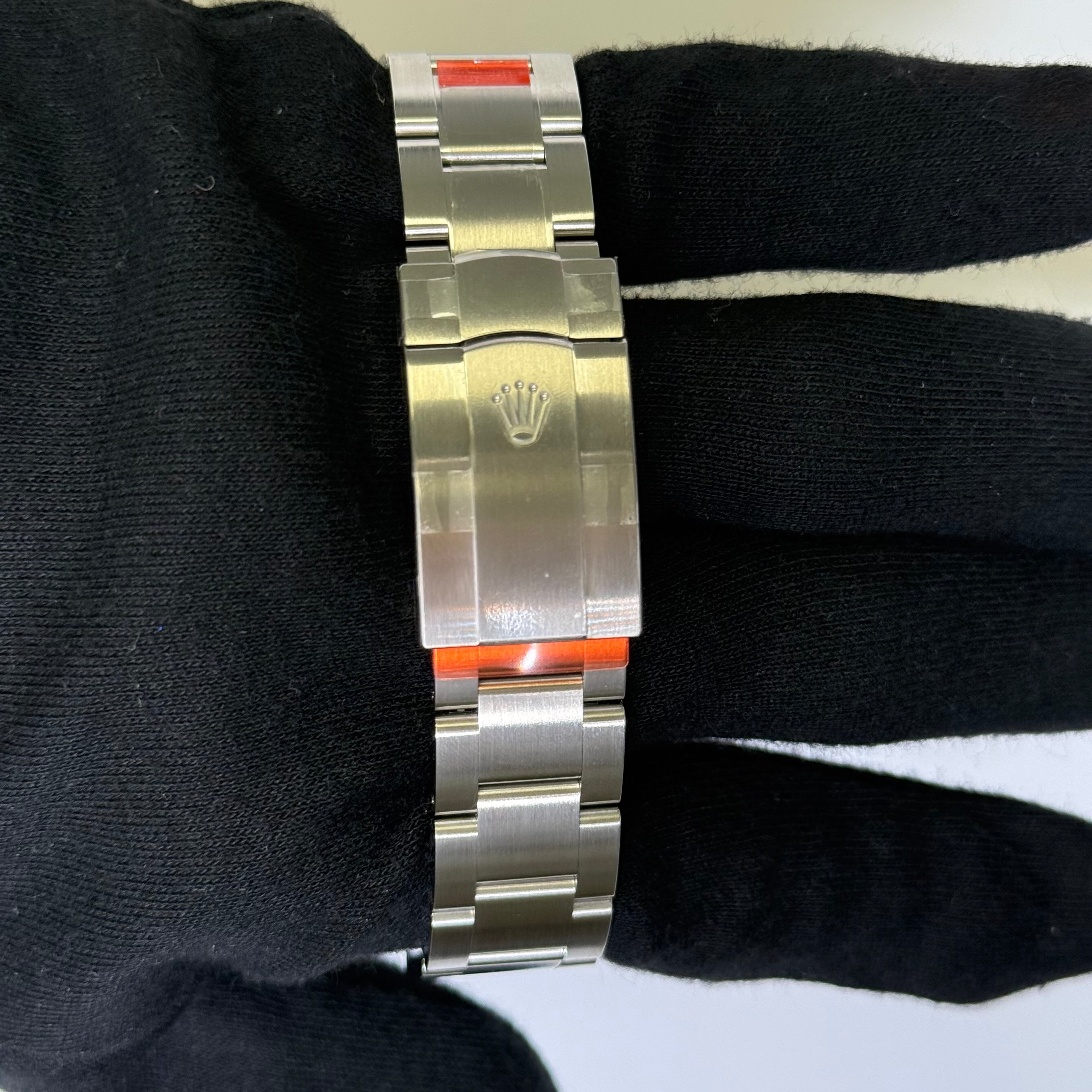 Rolex Oyster Perpetual 41mm Pistachio Dial Watch Ref# 134300 - Happy Jewelers Fine Jewelry Lifetime Warranty