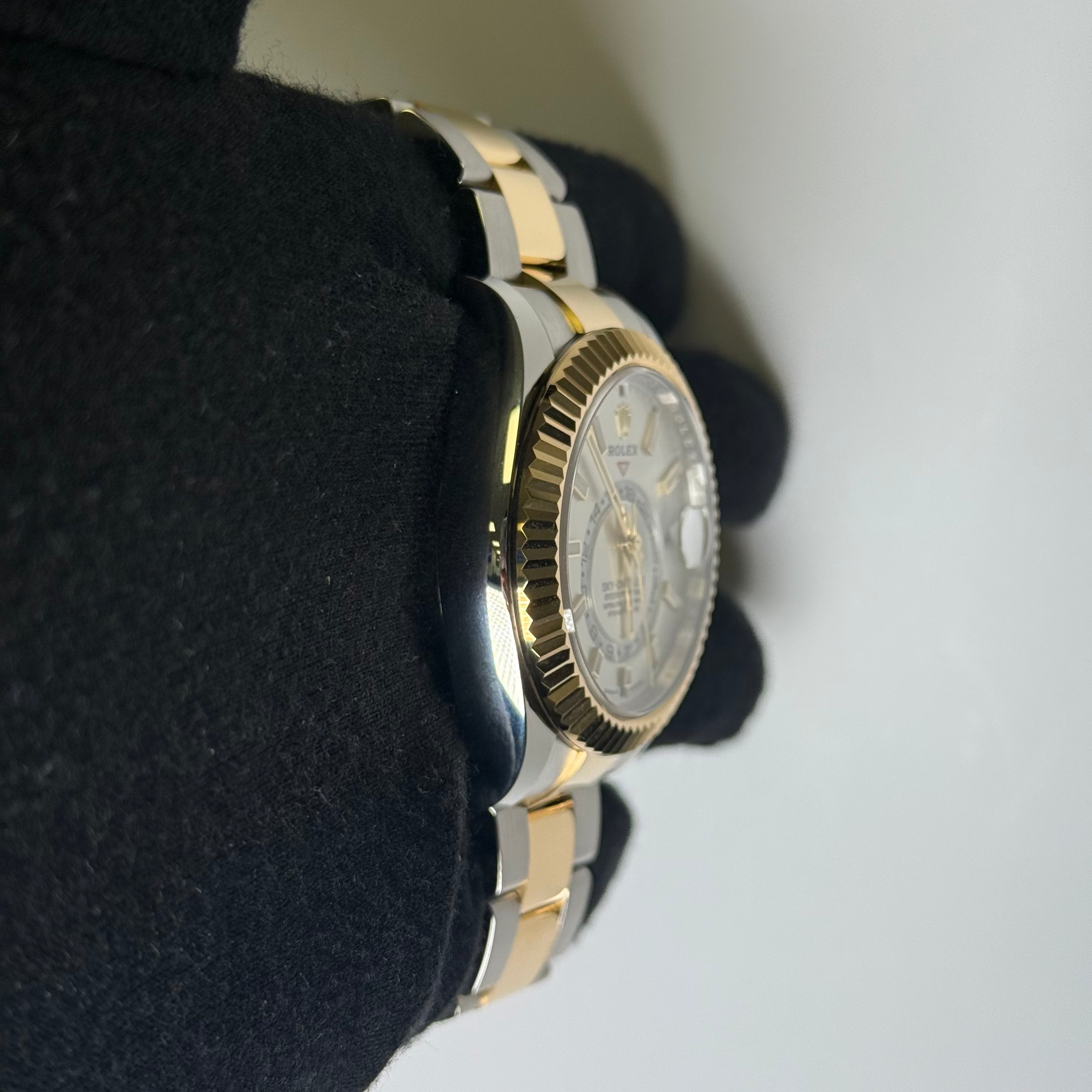 Rolex Sky-Dweller 42mm Champagne Dial Watch Ref# 336933 - Happy Jewelers Fine Jewelry Lifetime Warranty