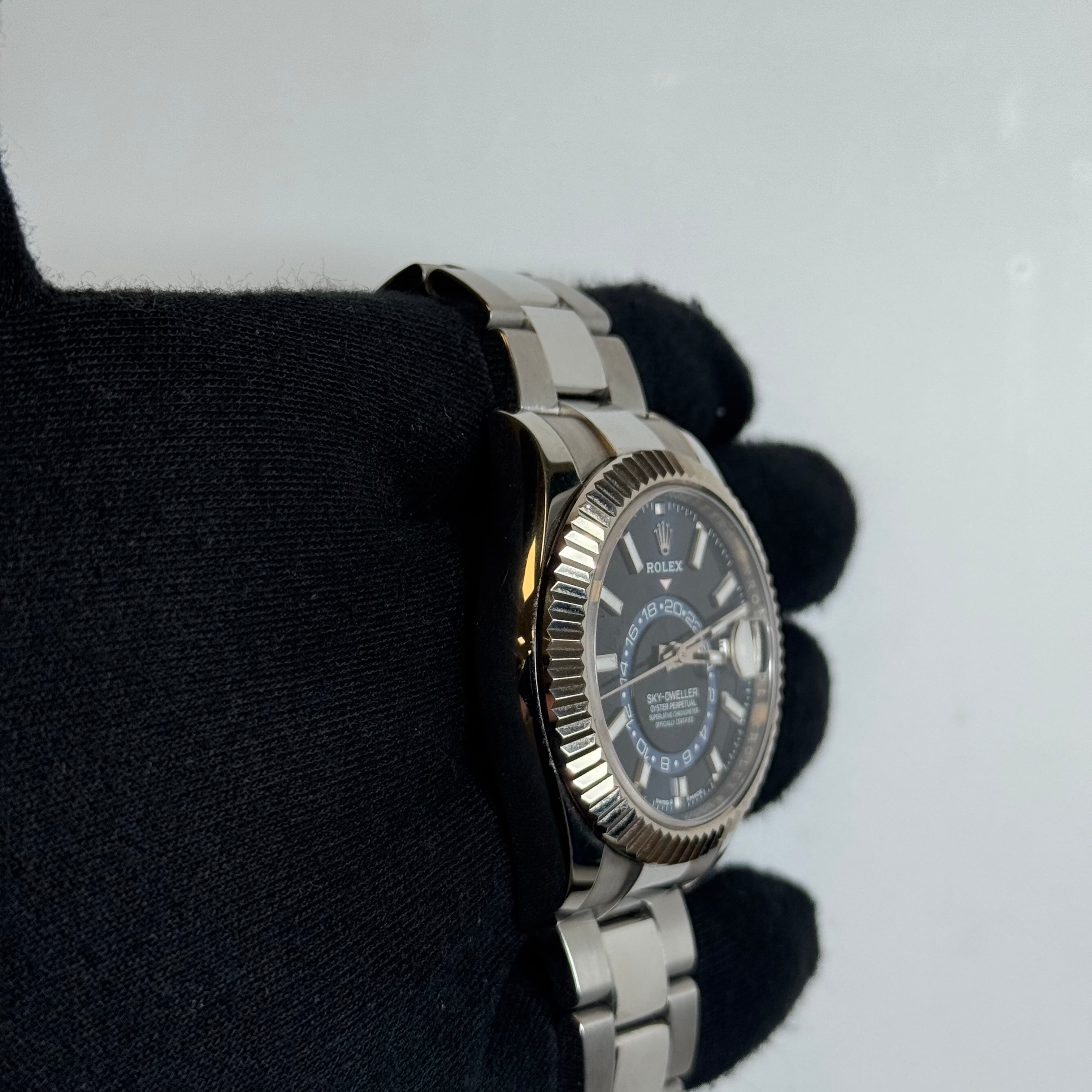 Rolex Sky-Dweller 42mm Blue Dial Watch Ref# 336934 - Happy Jewelers Fine Jewelry Lifetime Warranty