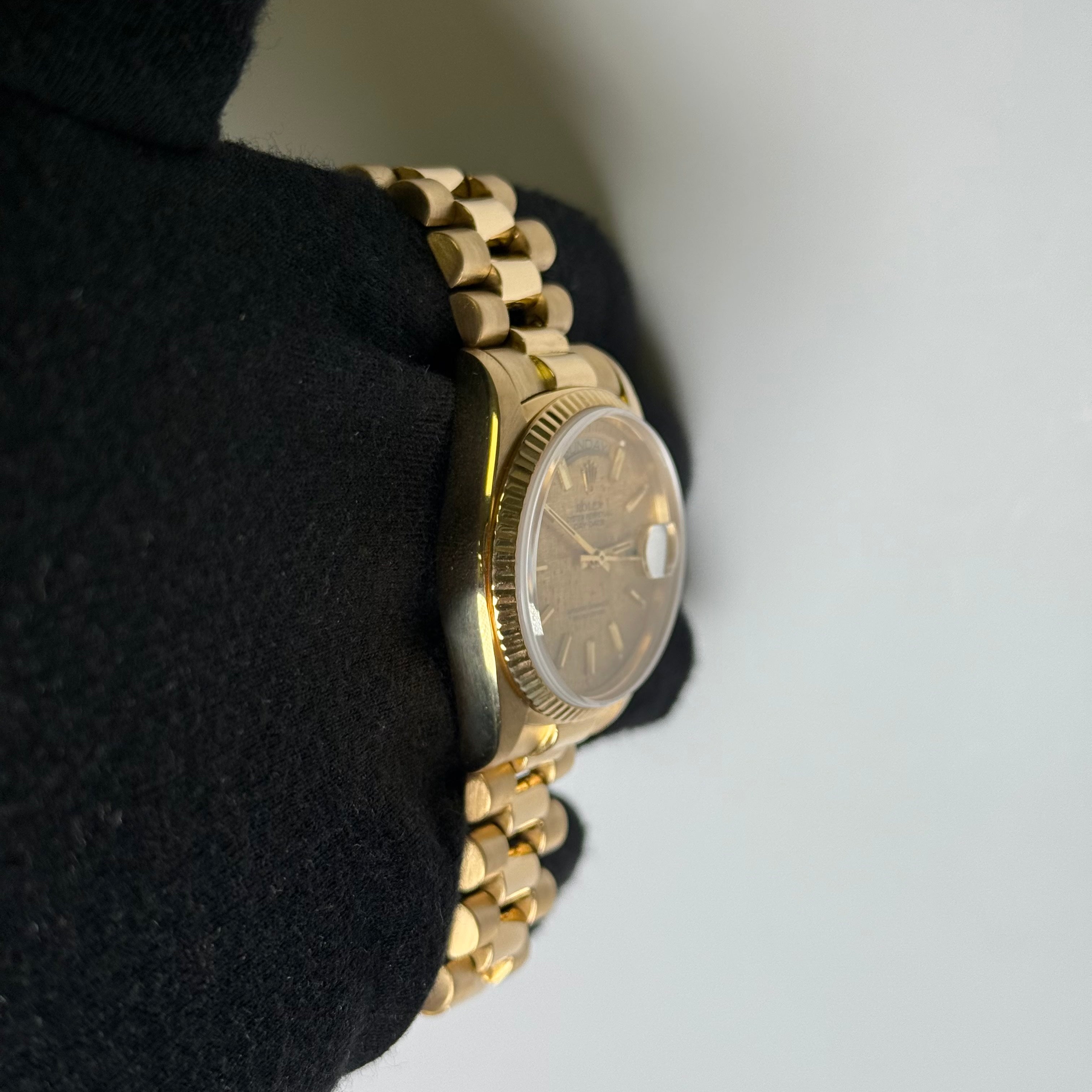 Rolex Day-Date 36mm Champagne Dial Watch Ref# 18038 - Happy Jewelers Fine Jewelry Lifetime Warranty