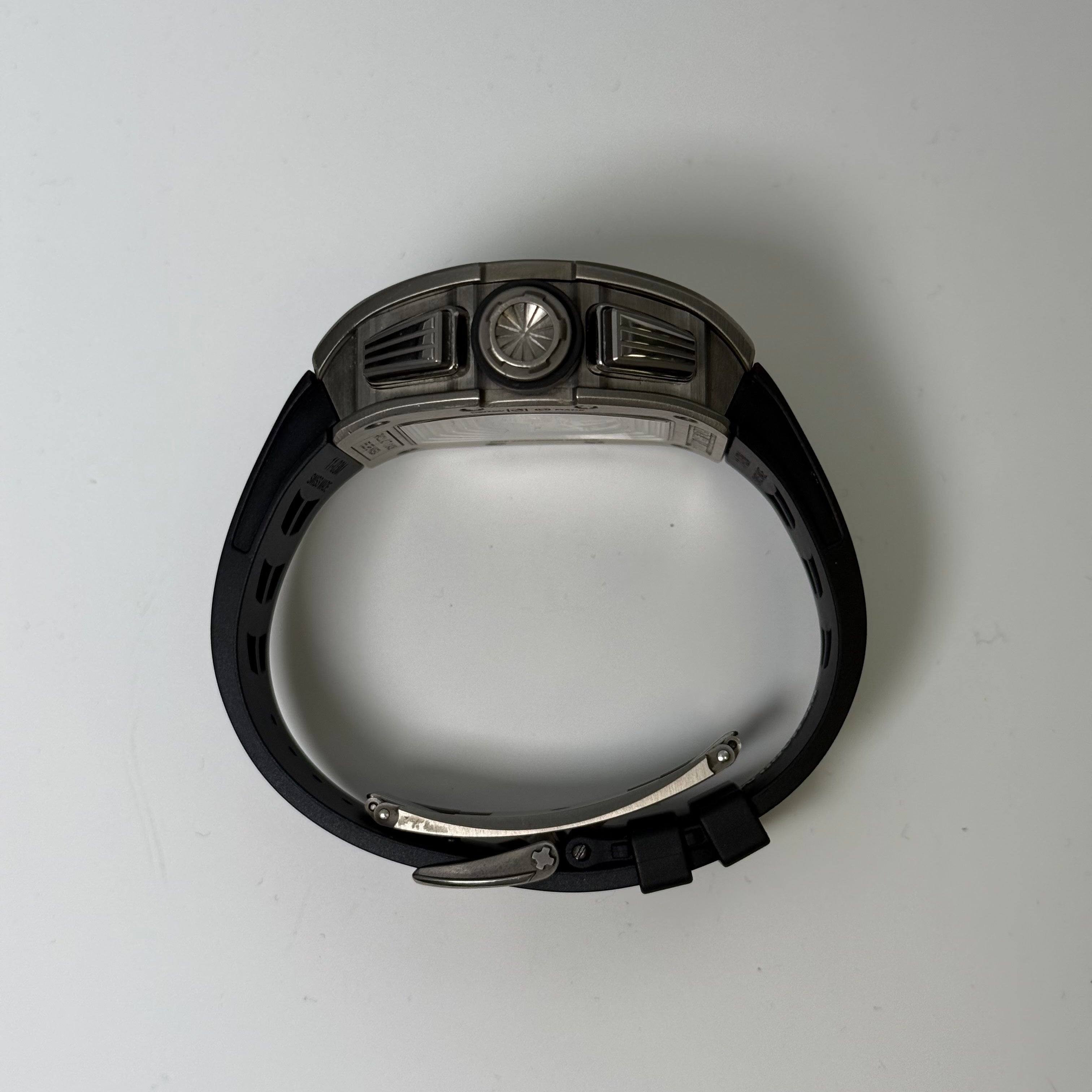 Richard Mille RM011 Titanium 50mm Black Flyback Chronograph Dial Watch Ref# RM011 - Happy Jewelers Fine Jewelry Lifetime Warranty