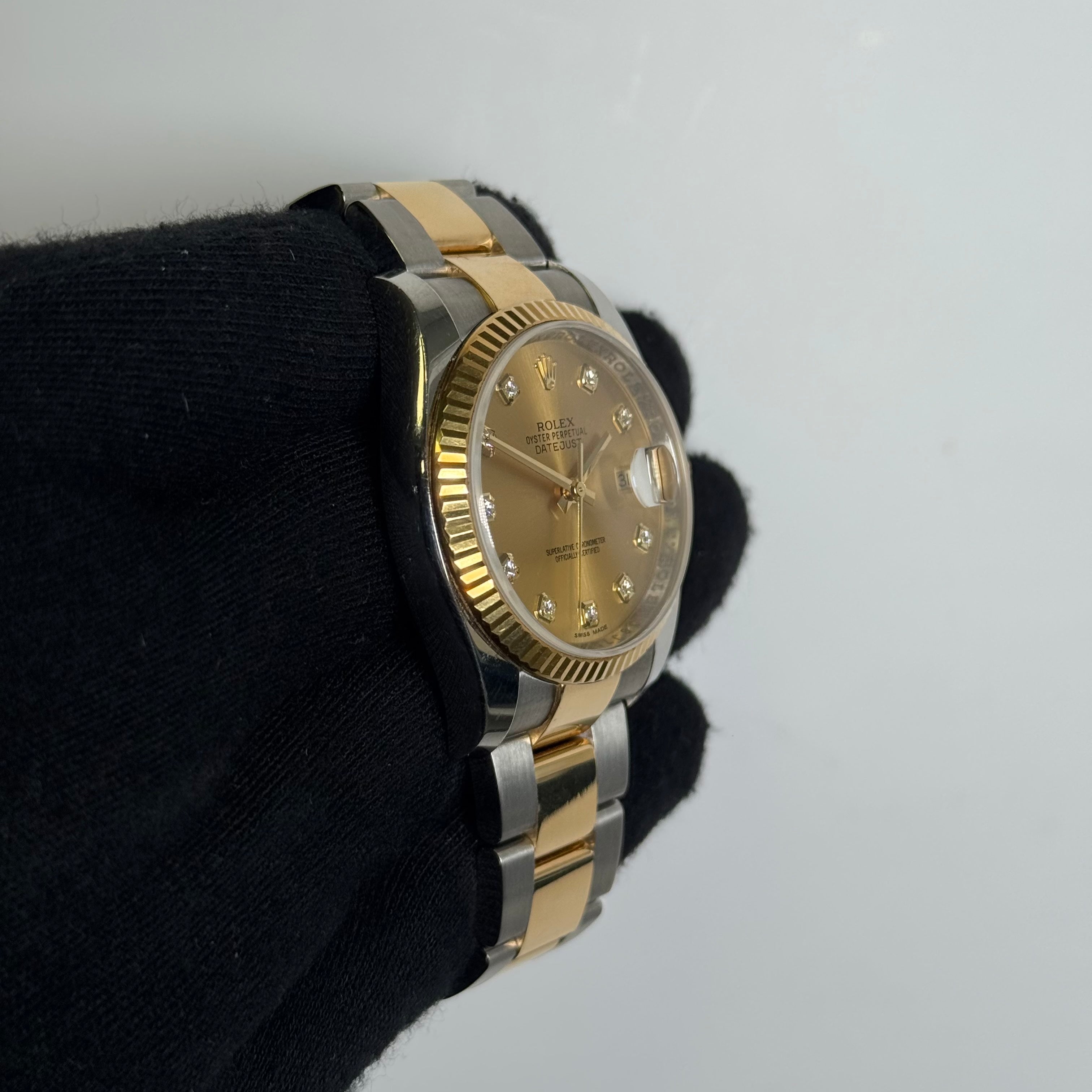 Rolex Datejust 36mm Champagne Dial Watch Ref# 116233 - Happy Jewelers Fine Jewelry Lifetime Warranty