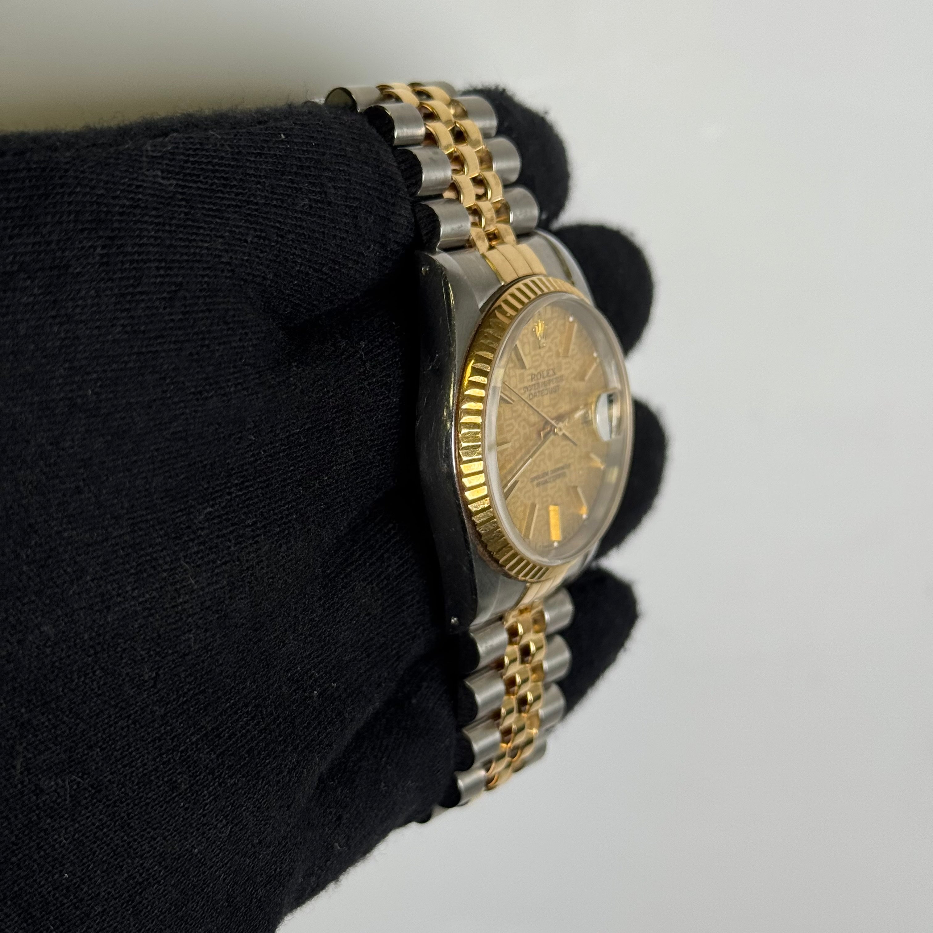 Rolex Datejust 36mm Jubilee Dial Watch Ref# 16233 - Happy Jewelers Fine Jewelry Lifetime Warranty