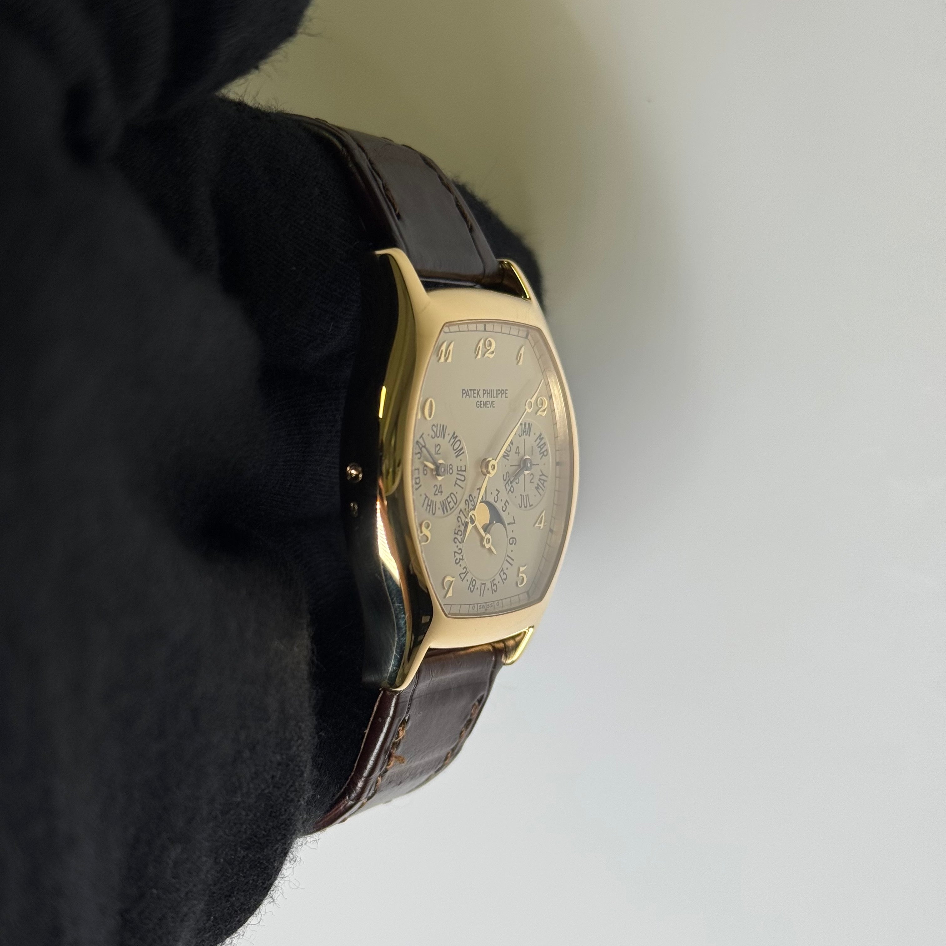 Patek Philippe Calendar 37mm Cream Dial Watch Ref# 5940J-001 - Happy Jewelers Fine Jewelry Lifetime Warranty