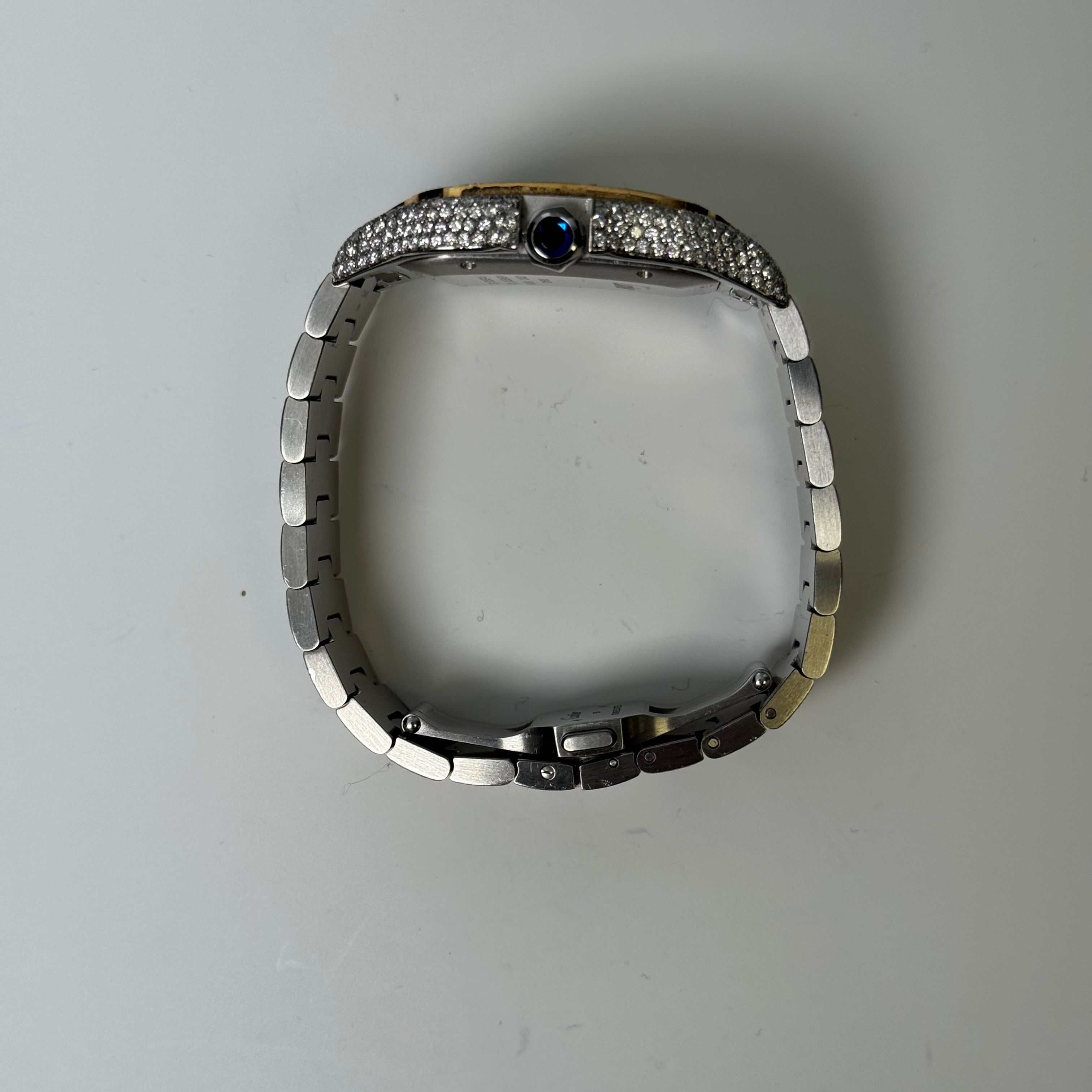Cartier Santos 40mm Diamond Dial Watch Ref# W2SA0009 - Happy Jewelers Fine Jewelry Lifetime Warranty