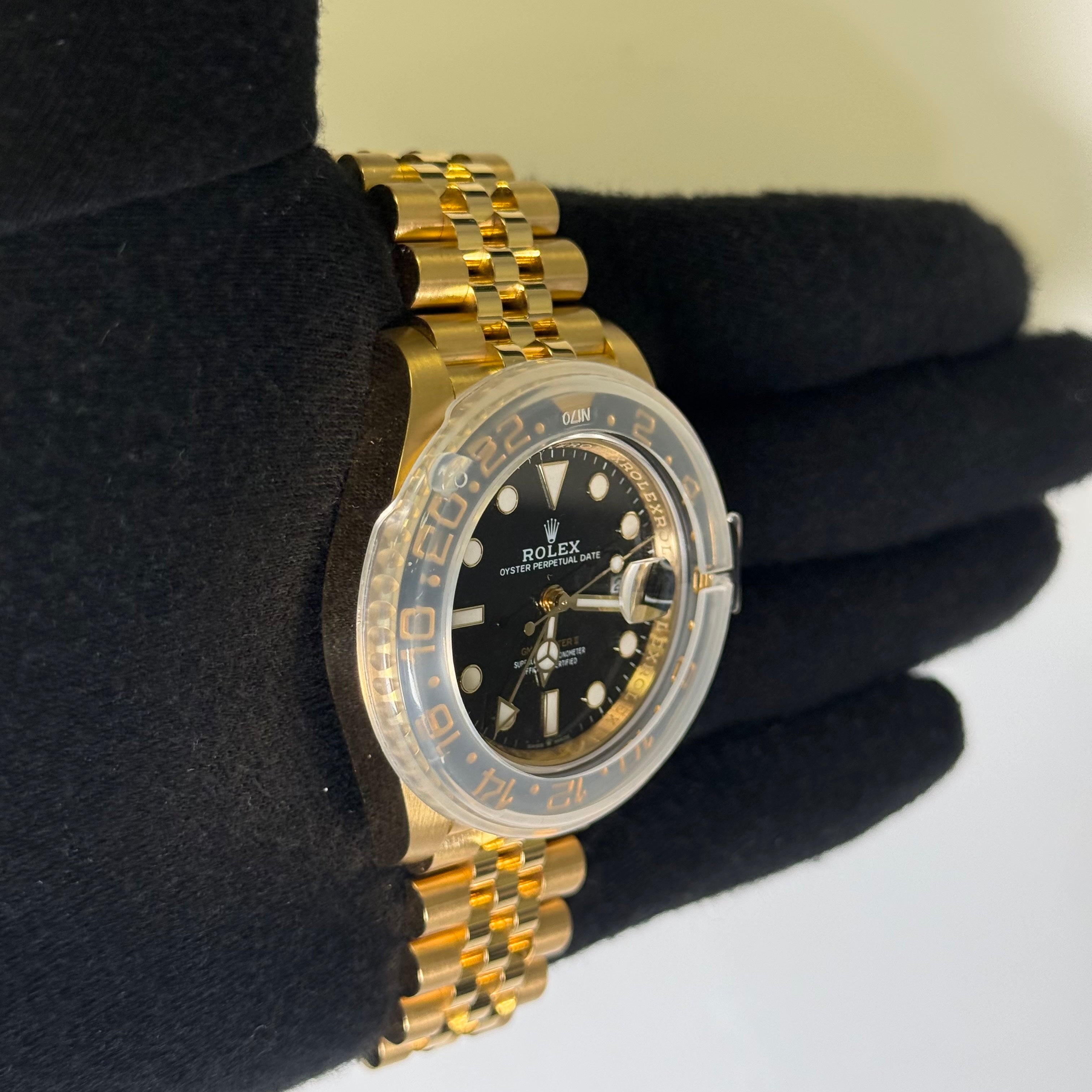 Rolex GMT-Master II 40mm Black Dial Watch Ref# 126718GRNR - Happy Jewelers Fine Jewelry Lifetime Warranty
