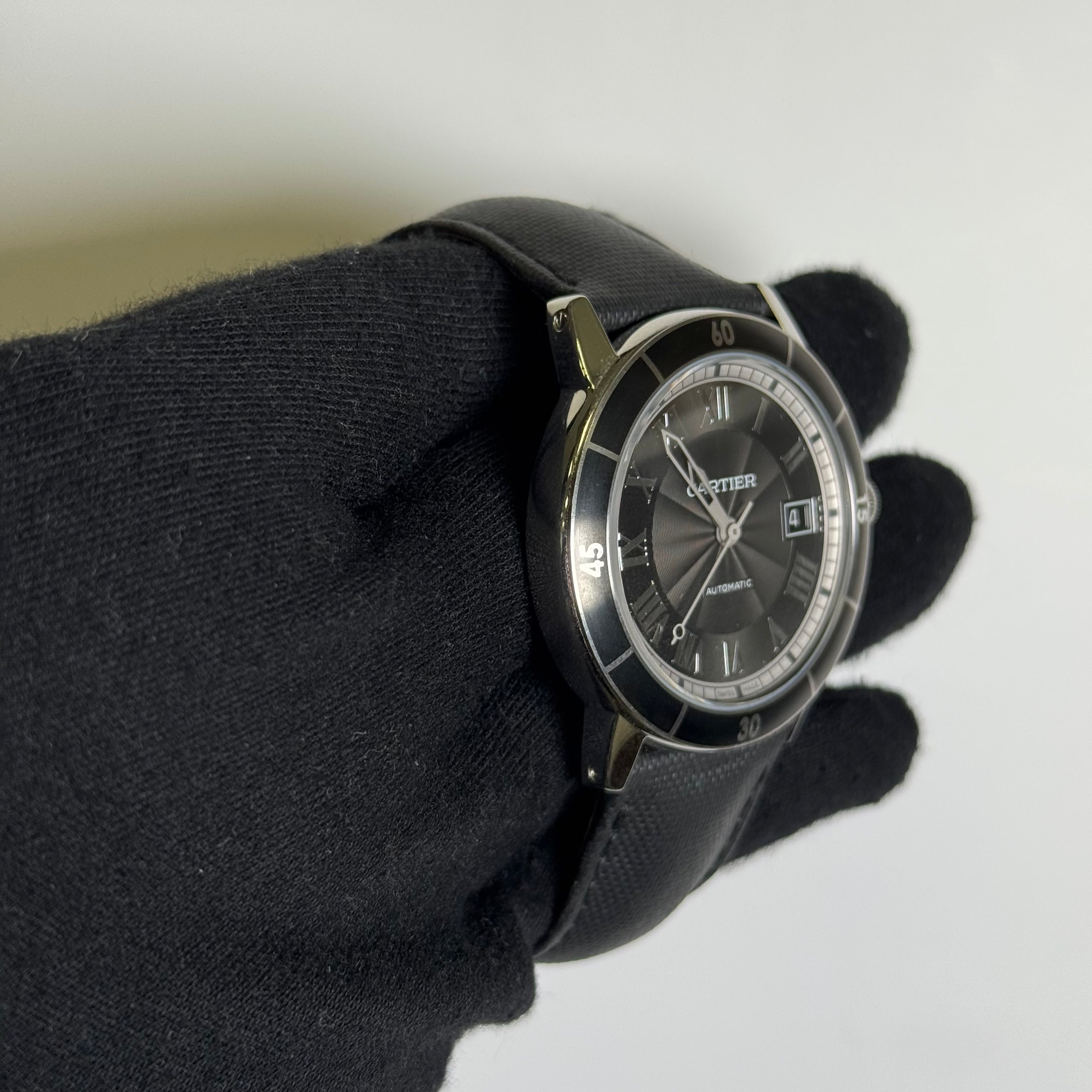 Cartier Ronde 42mm Grey Dial Watch Ref# WSRN0003 - Happy Jewelers Fine Jewelry Lifetime Warranty