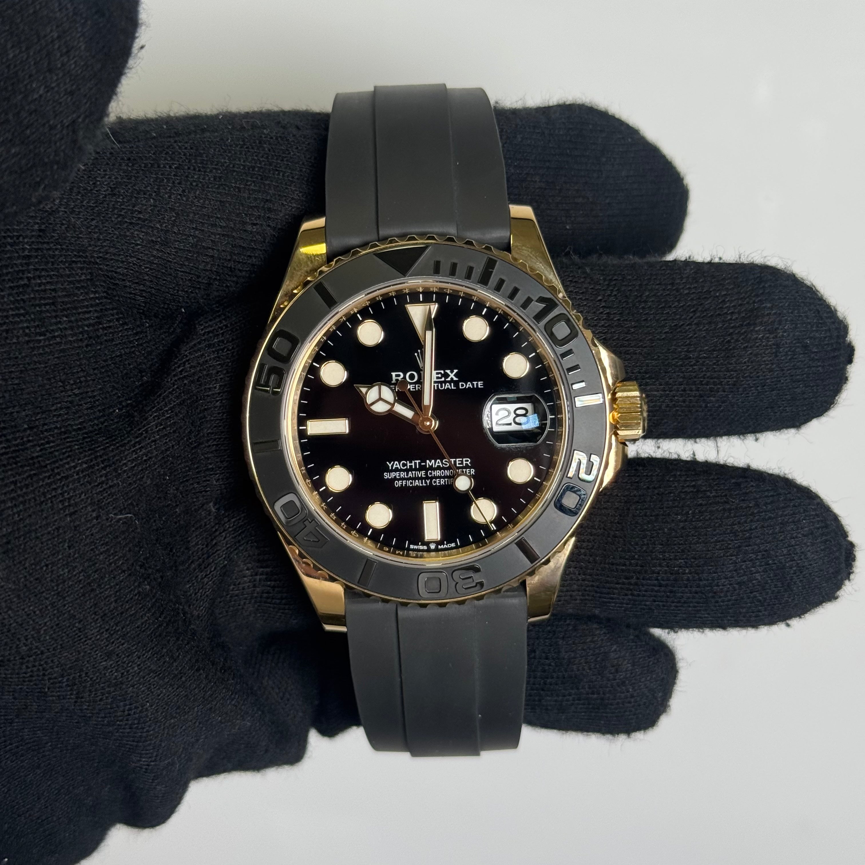 Rolex Yacht-Master 42mm Black Dial Watch Ref# 226658 - Happy Jewelers Fine Jewelry Lifetime Warranty