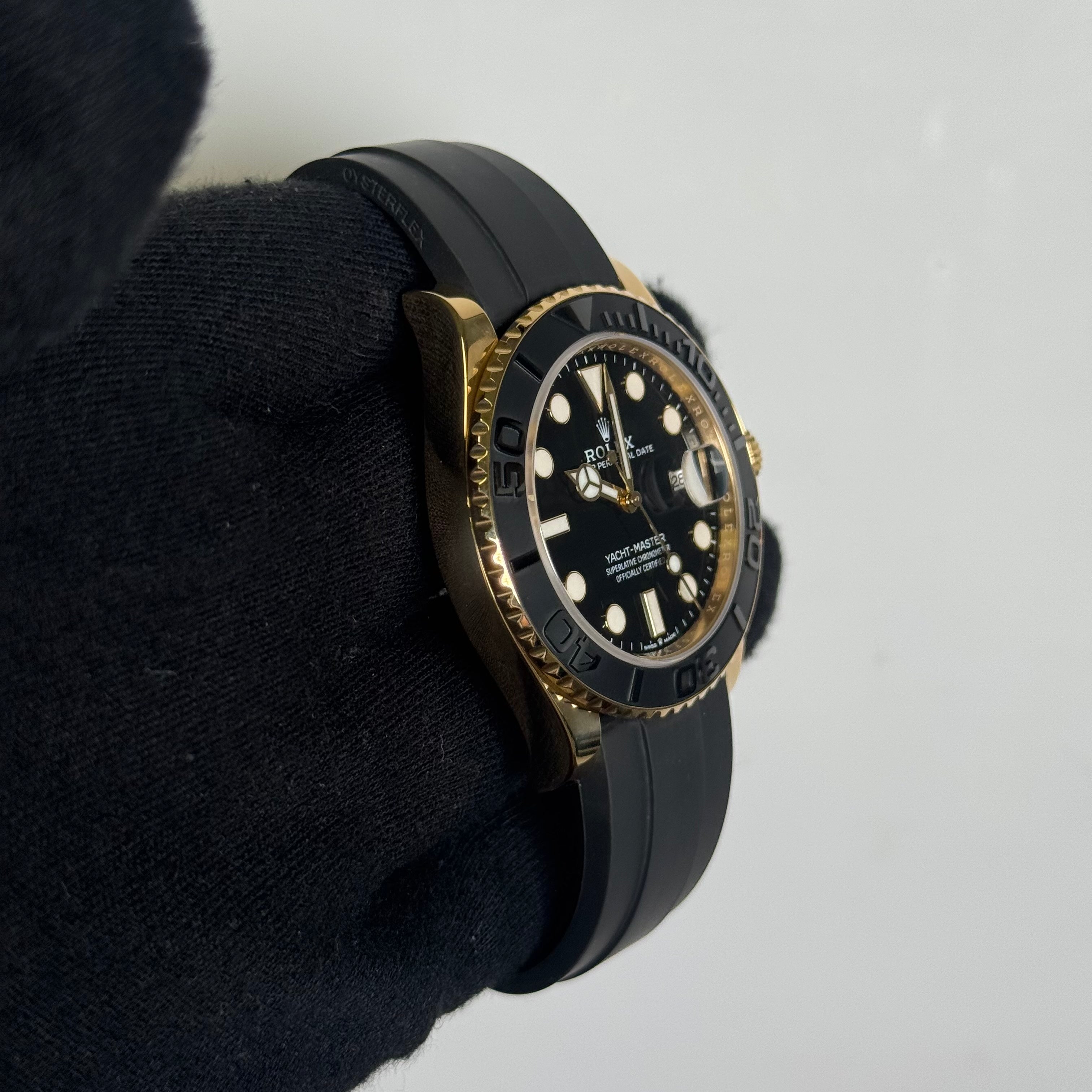 Rolex Yacht-Master 42mm Black Dial Watch Ref# 226658 - Happy Jewelers Fine Jewelry Lifetime Warranty