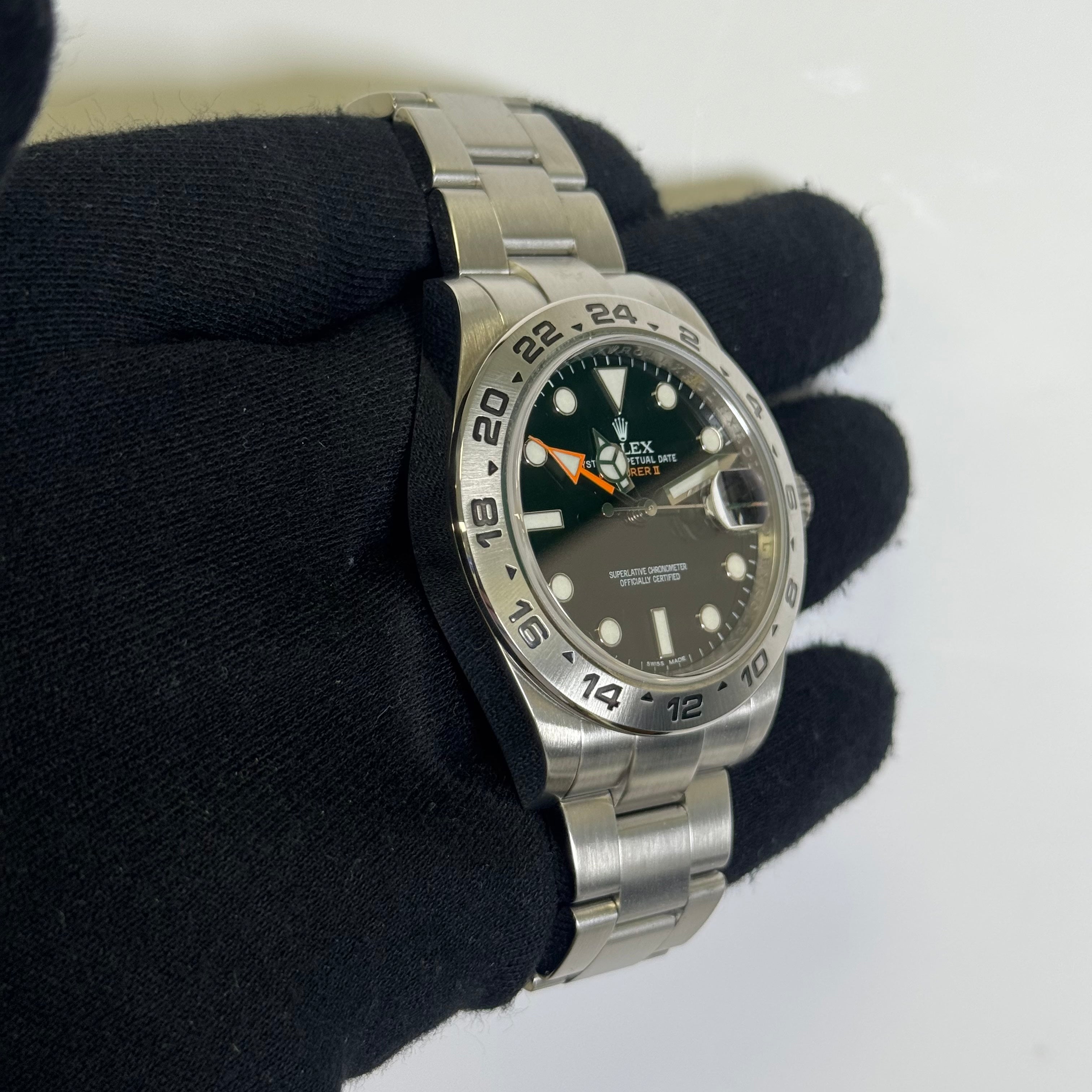 Rolex Explorer II 42mm Black Dial Watch Ref# 216570 - Happy Jewelers Fine Jewelry Lifetime Warranty