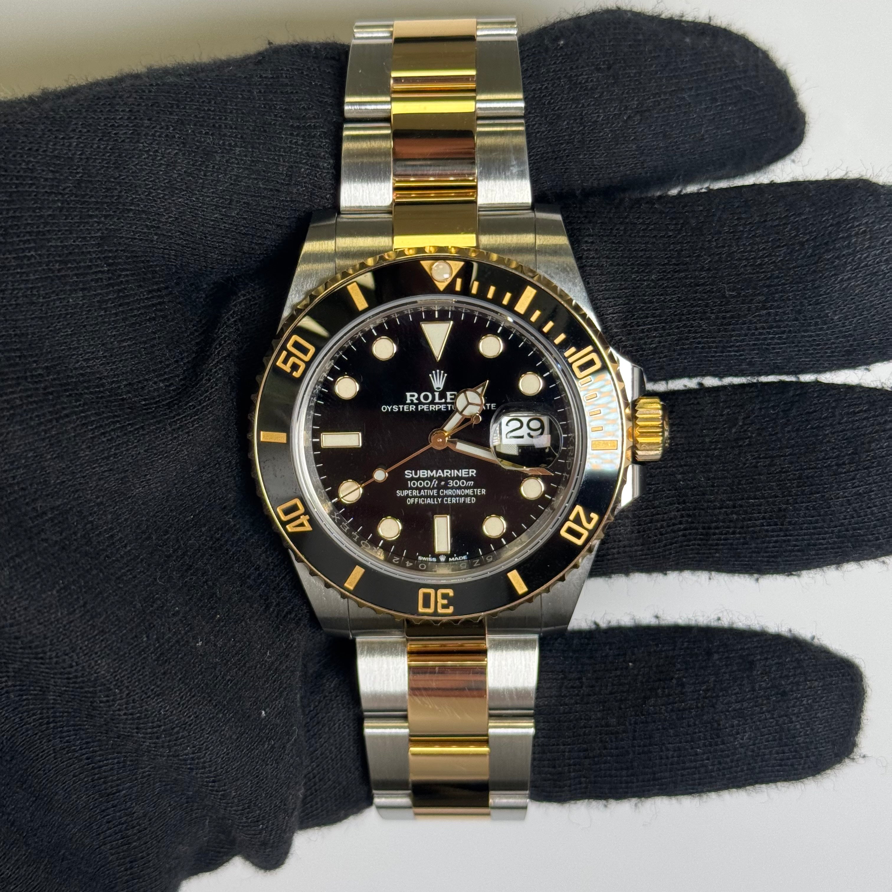 Rolex Submariner 41mm Black Dial Watch Ref# 126613LN - Happy Jewelers Fine Jewelry Lifetime Warranty