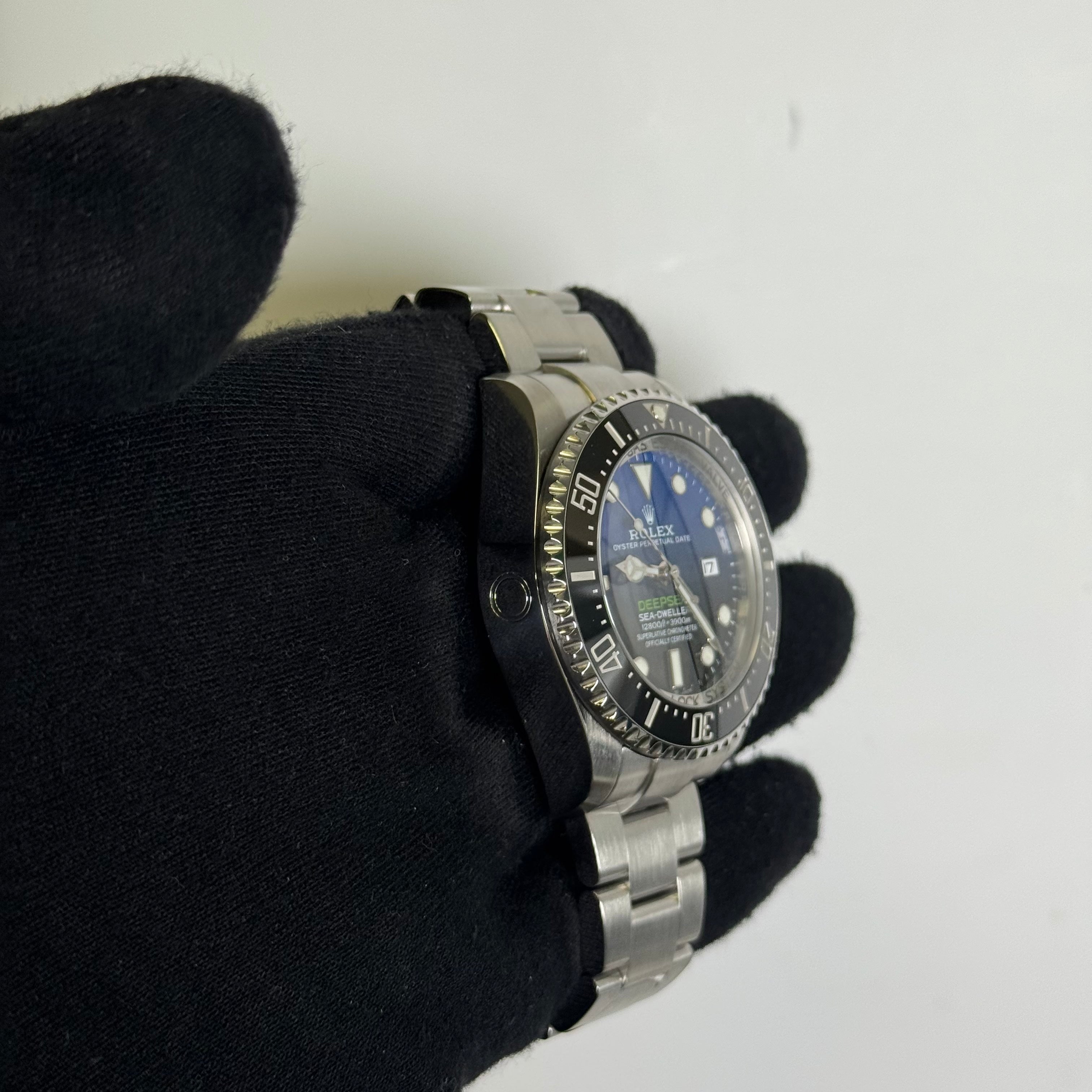 Rolex Sea-Dweller 44mm Black/Blue Dial Watch Ref# 126660 - Happy Jewelers Fine Jewelry Lifetime Warranty