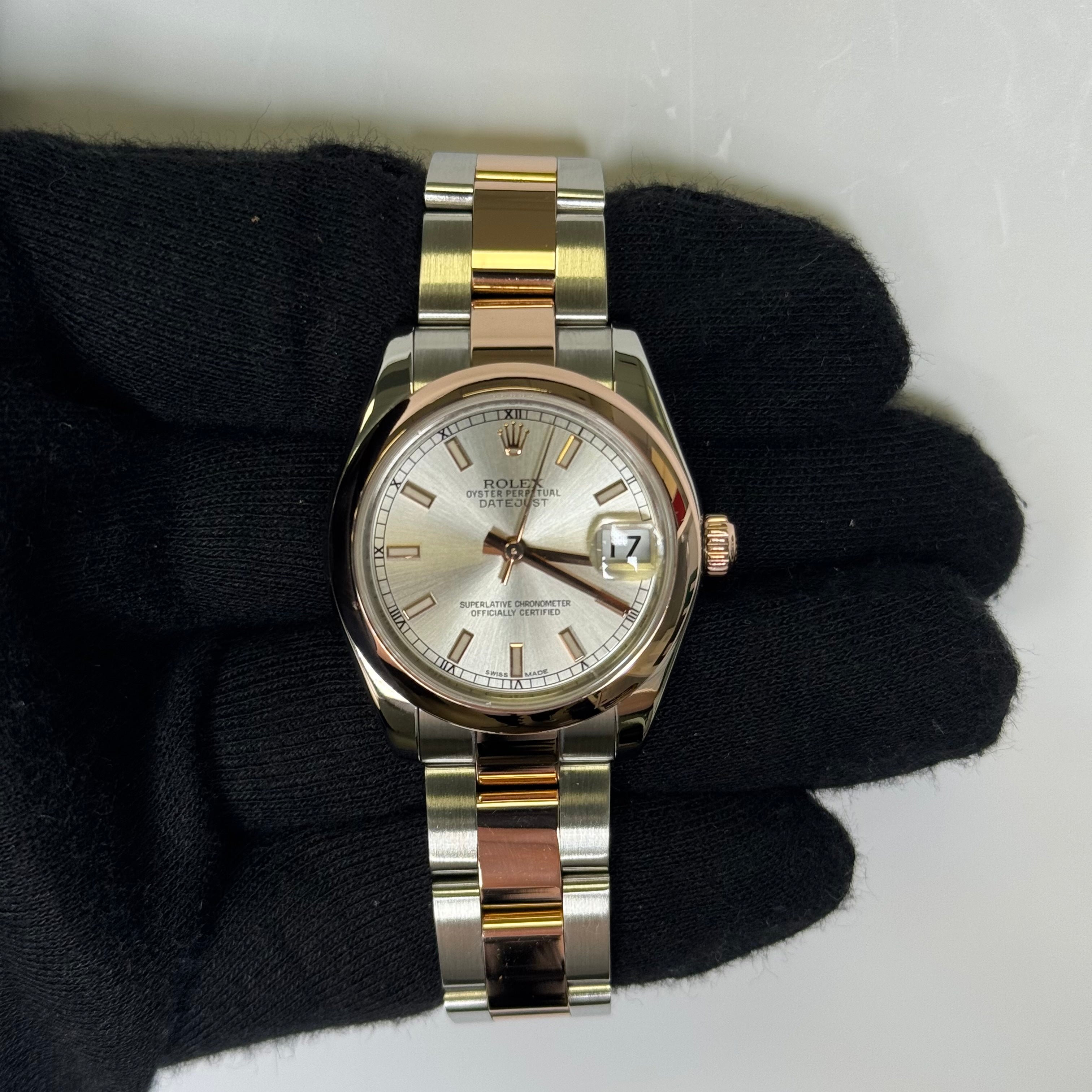 Rolex Datejust 31mm Silver Dial Watch Ref# 178241 - Happy Jewelers Fine Jewelry Lifetime Warranty