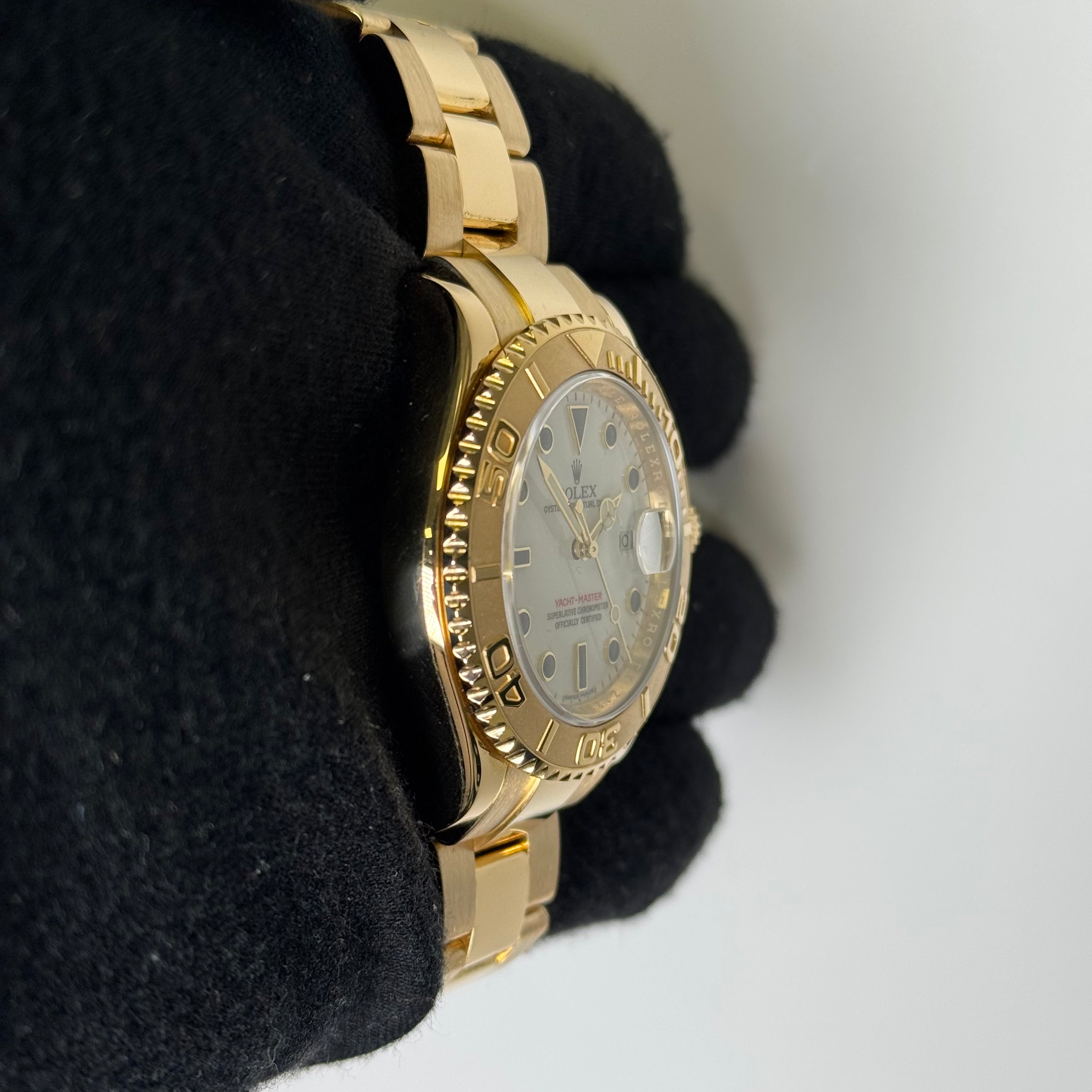 Rolex Yacht-Master 40mm White Dial Watch Ref# 16628 - Happy Jewelers Fine Jewelry Lifetime Warranty