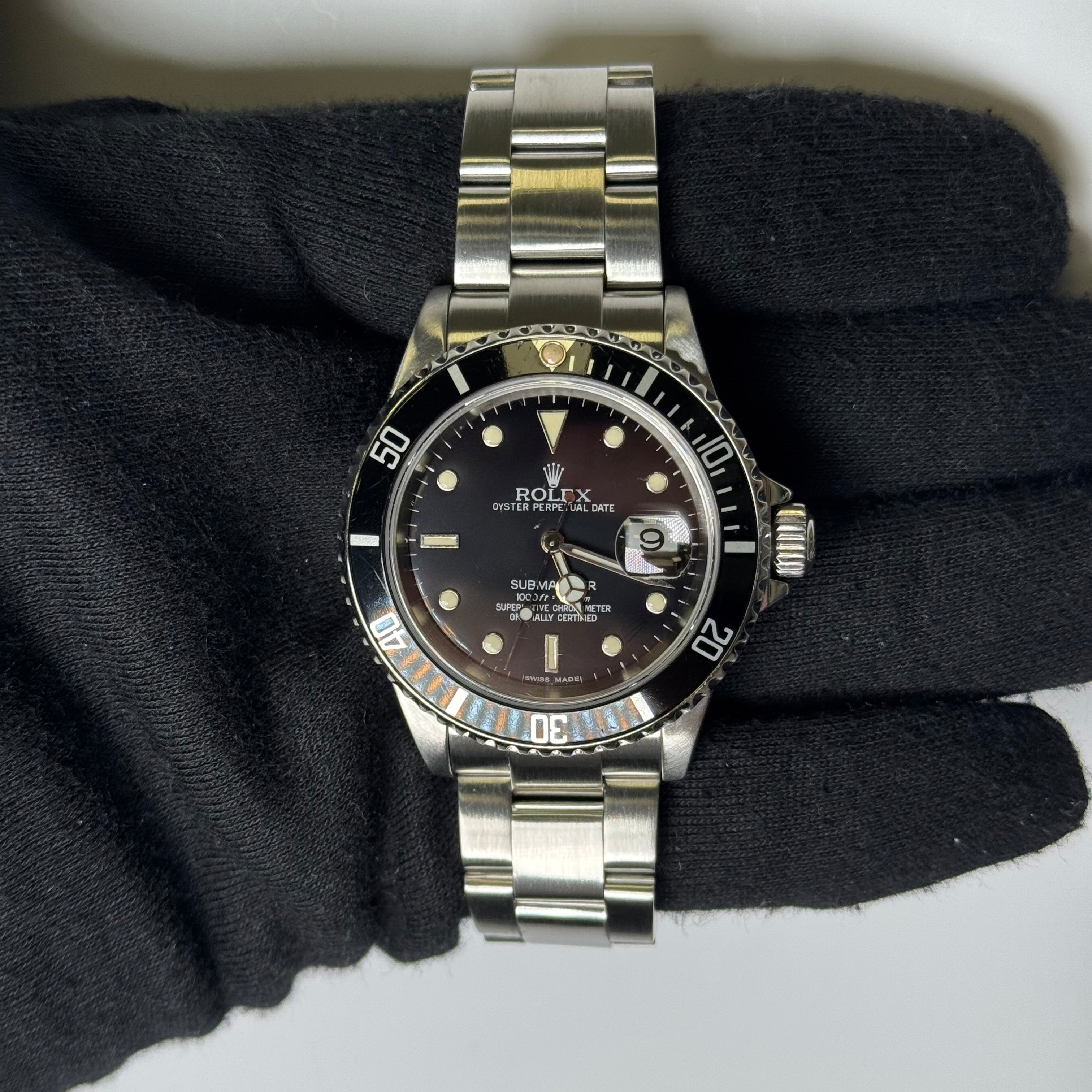 Rolex Submariner 40mm Black Dial Watch Ref# 16610 - Happy Jewelers Fine Jewelry Lifetime Warranty