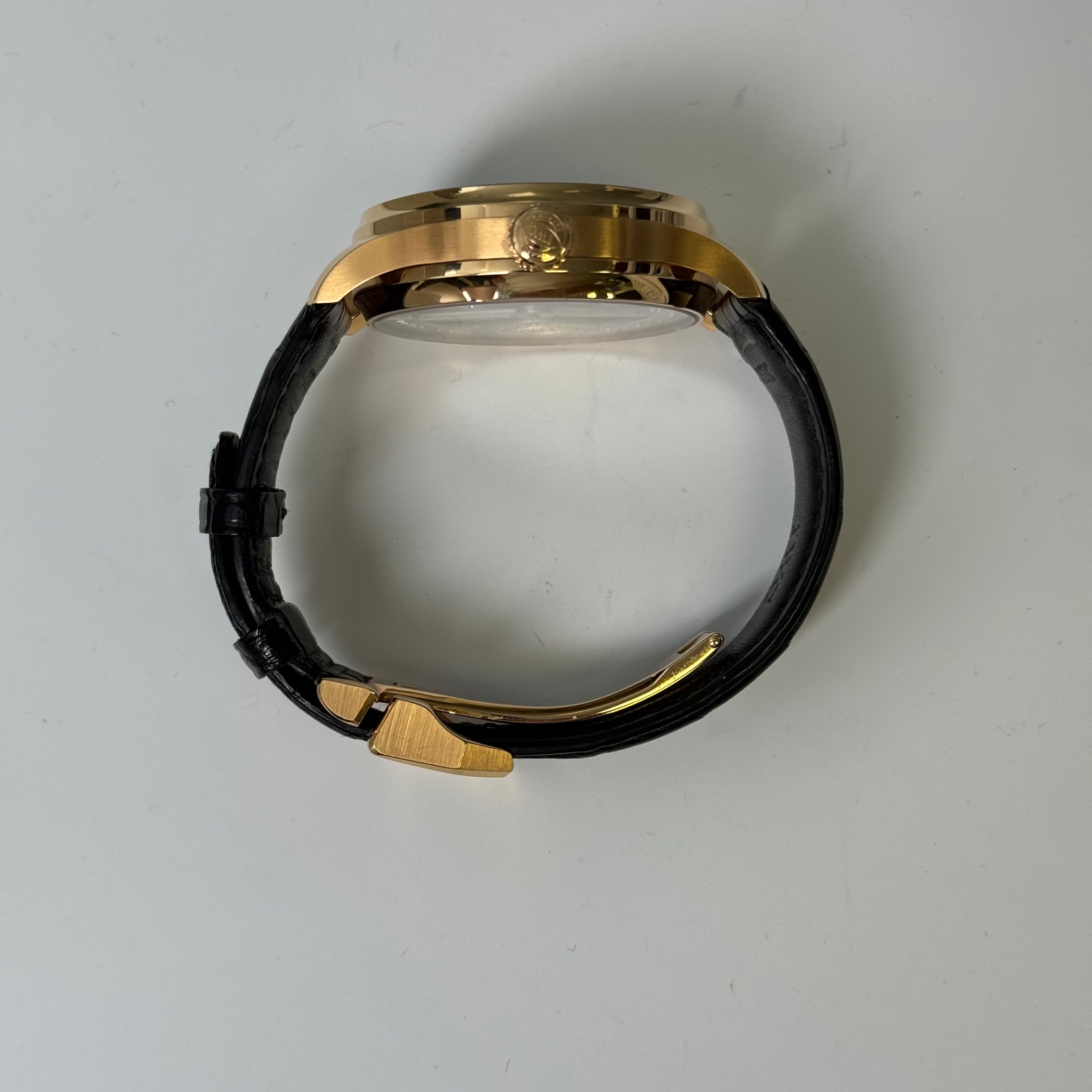 IWC Portuguese 42mm Black Dial Watch Ref# IW500121 - Happy Jewelers Fine Jewelry Lifetime Warranty