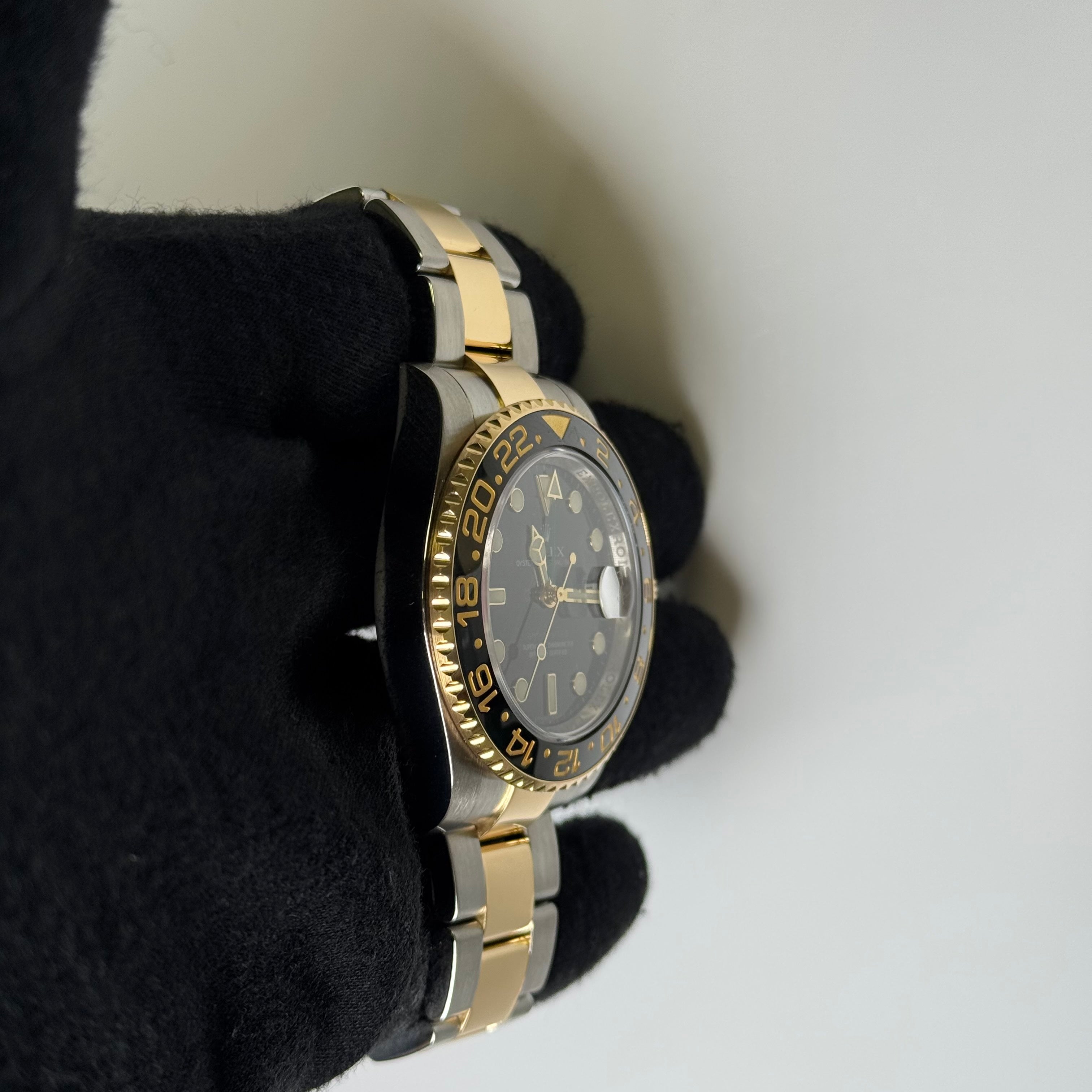 Rolex GMT-Master II 40mm Black Dial Watch Ref# 116713LN - Happy Jewelers Fine Jewelry Lifetime Warranty