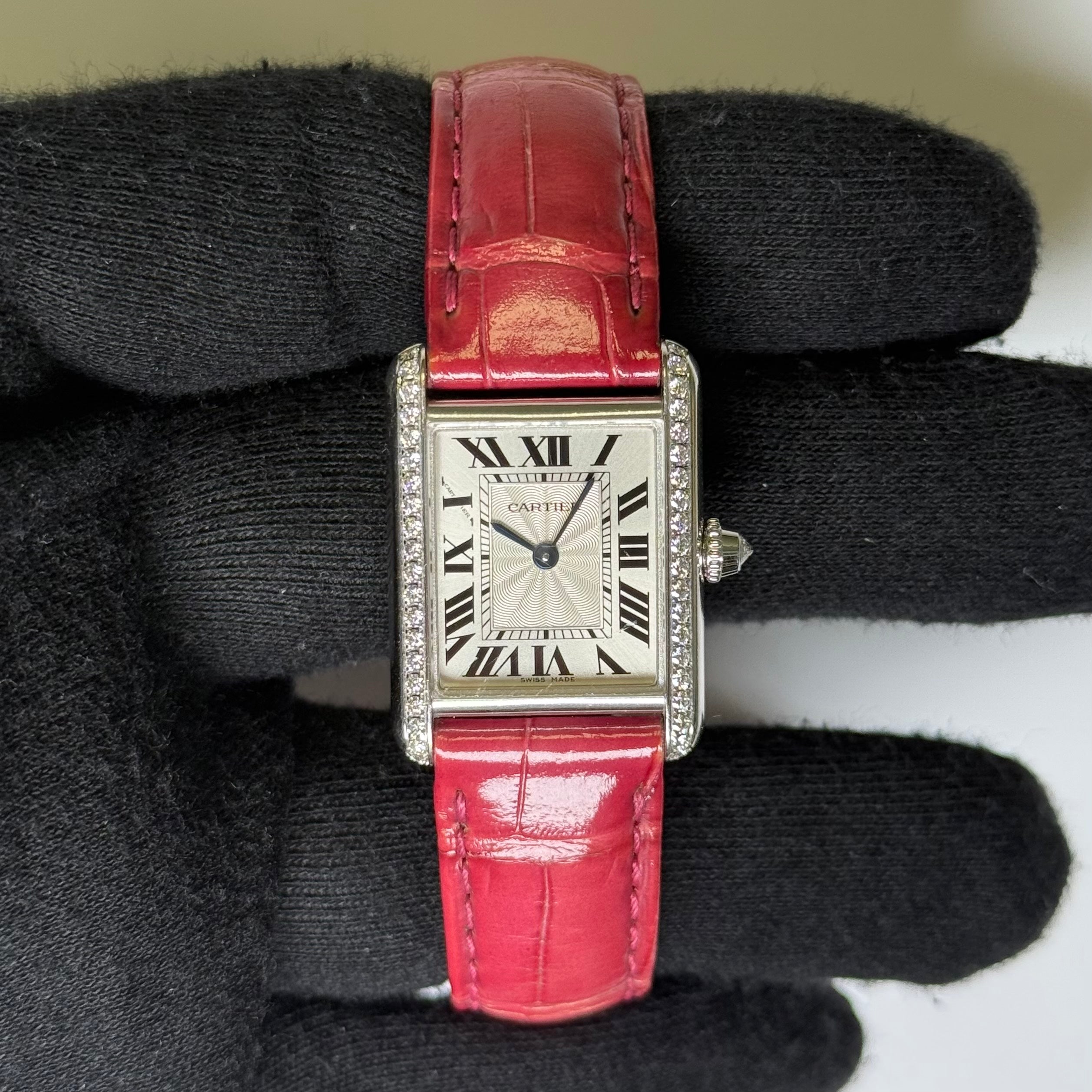 Cartier Tank Louis 29.55mm Silver Dial Watch Ref# WJTA0011 - Happy Jewelers Fine Jewelry Lifetime Warranty