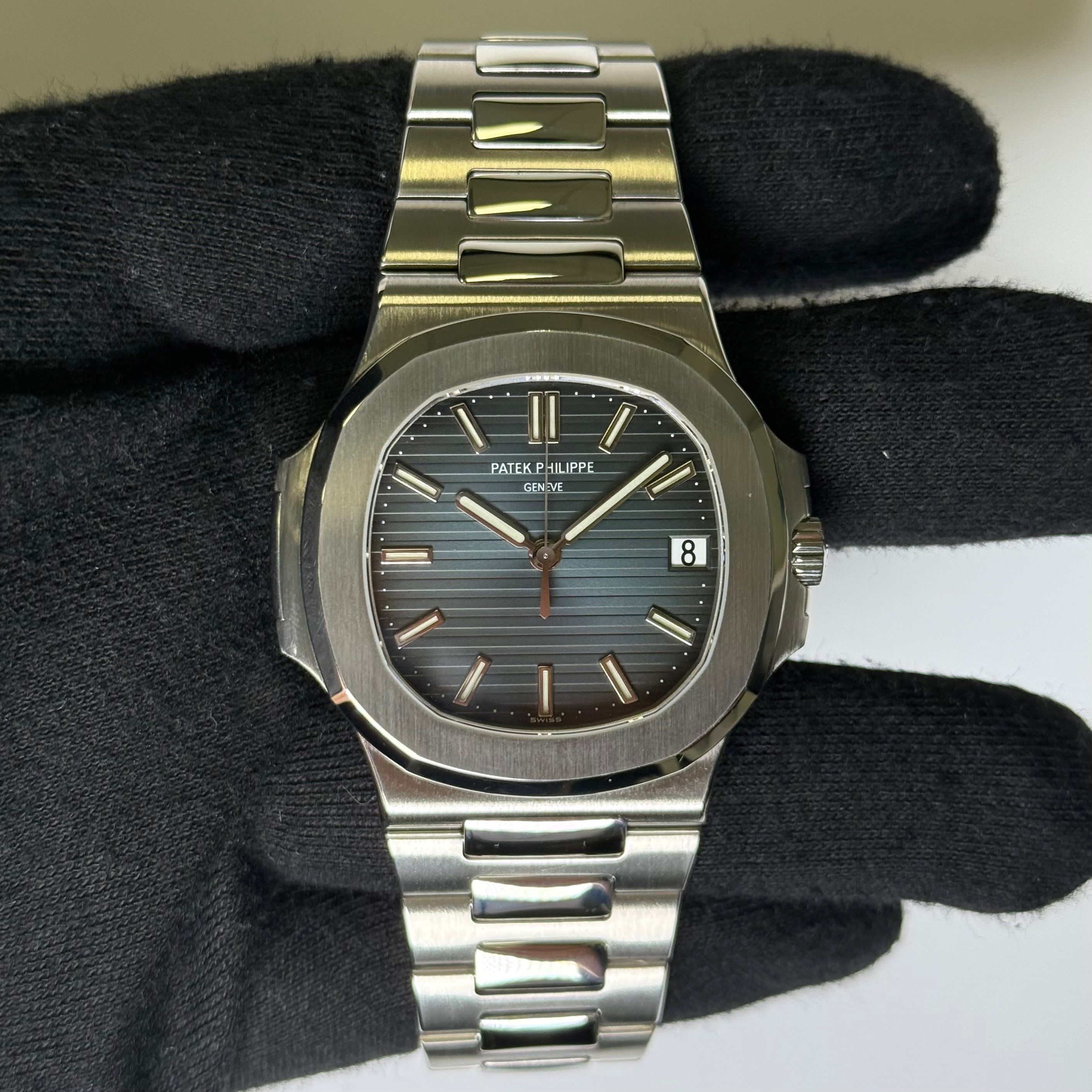 Patek Philippe Nautilus 40mm Blue Dial Watch Ref# 5711/1A-001 - Happy Jewelers Fine Jewelry Lifetime Warranty