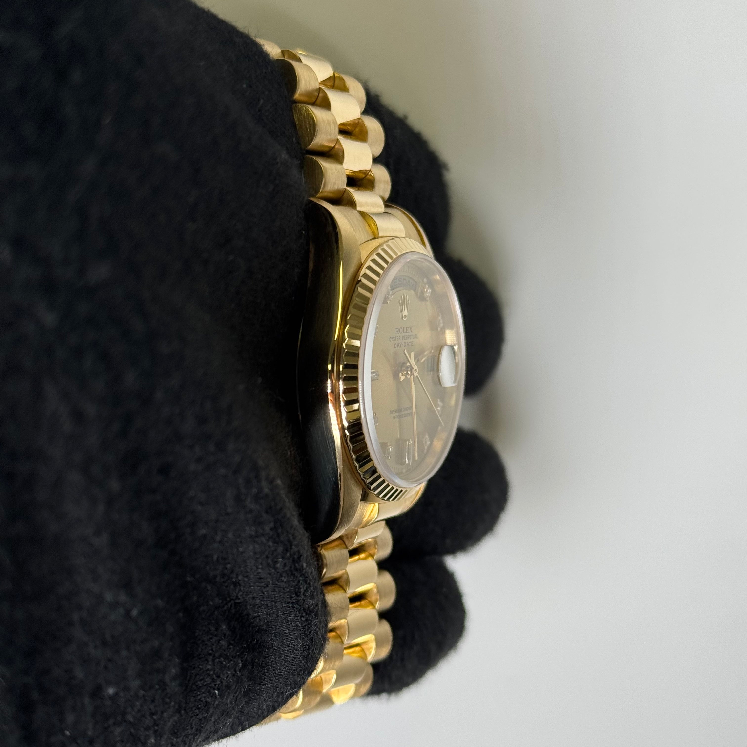 Rolex Day-Date 36mm Champagne Dial Watch Ref# 18238 - Happy Jewelers Fine Jewelry Lifetime Warranty