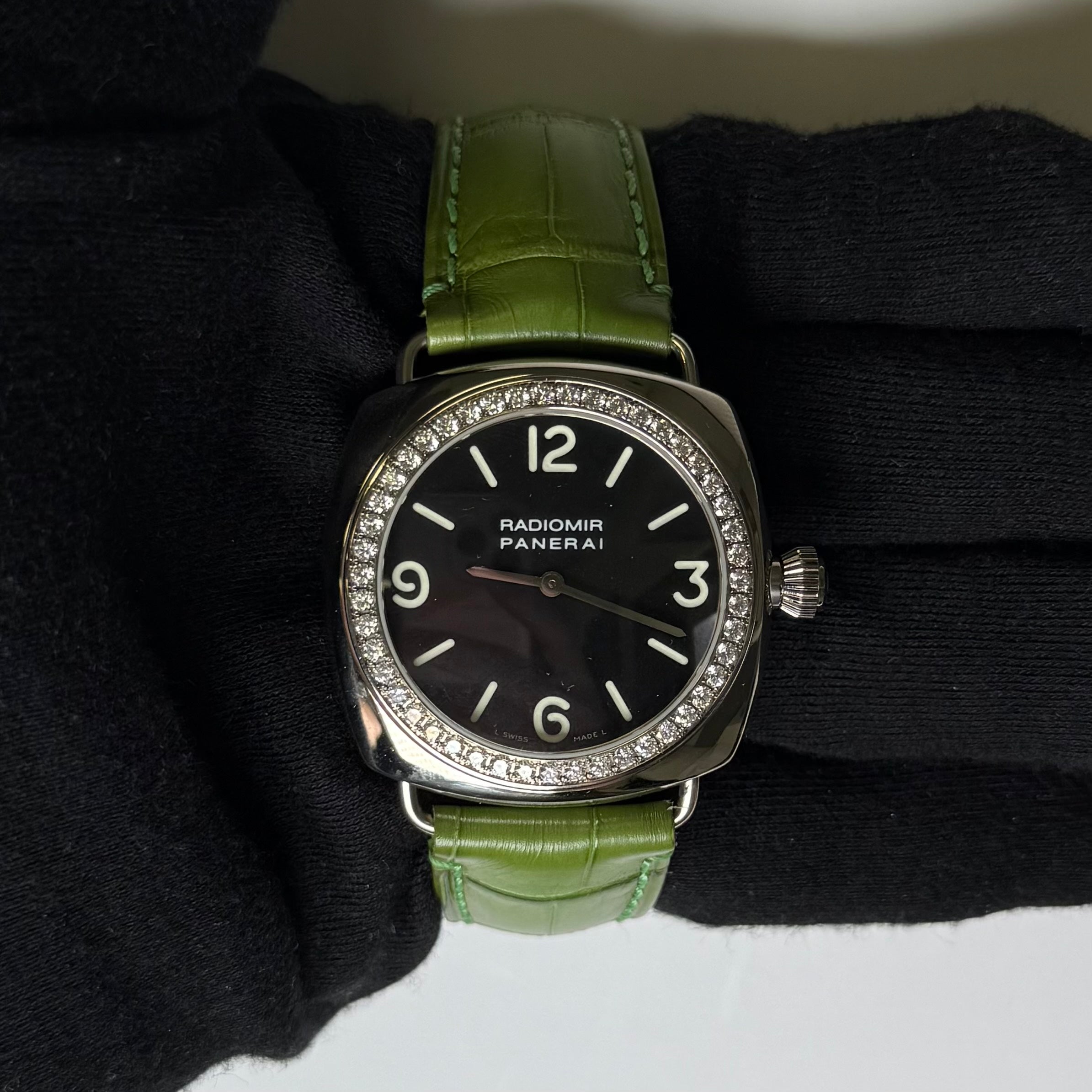 Panerai Radiomir 40mm Black Dial Watch Ref# PAM00068 - Happy Jewelers Fine Jewelry Lifetime Warranty