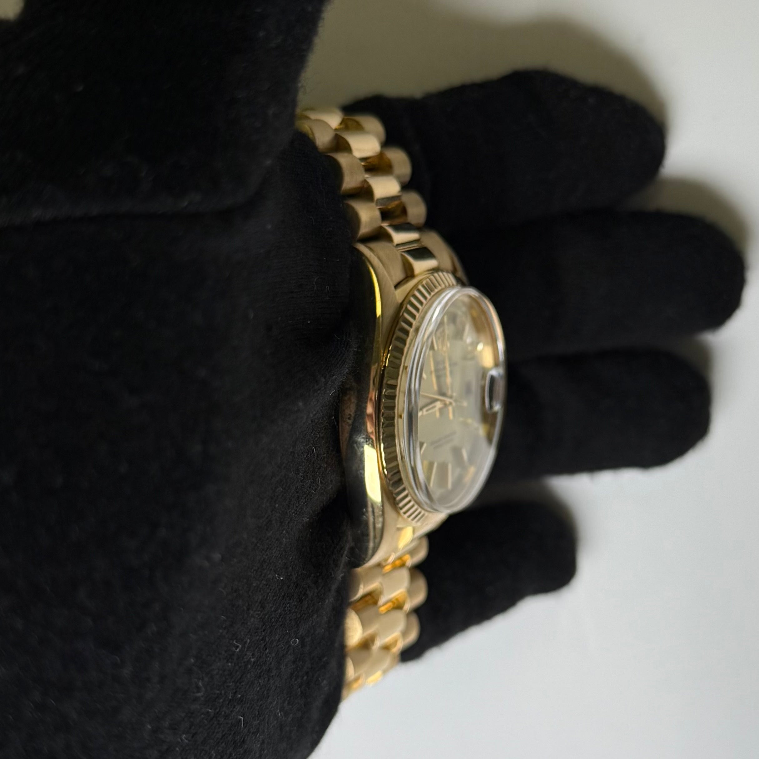 Rolex Day-Date 36mm Champagne Dial Watch Ref# 1803 - Happy Jewelers Fine Jewelry Lifetime Warranty