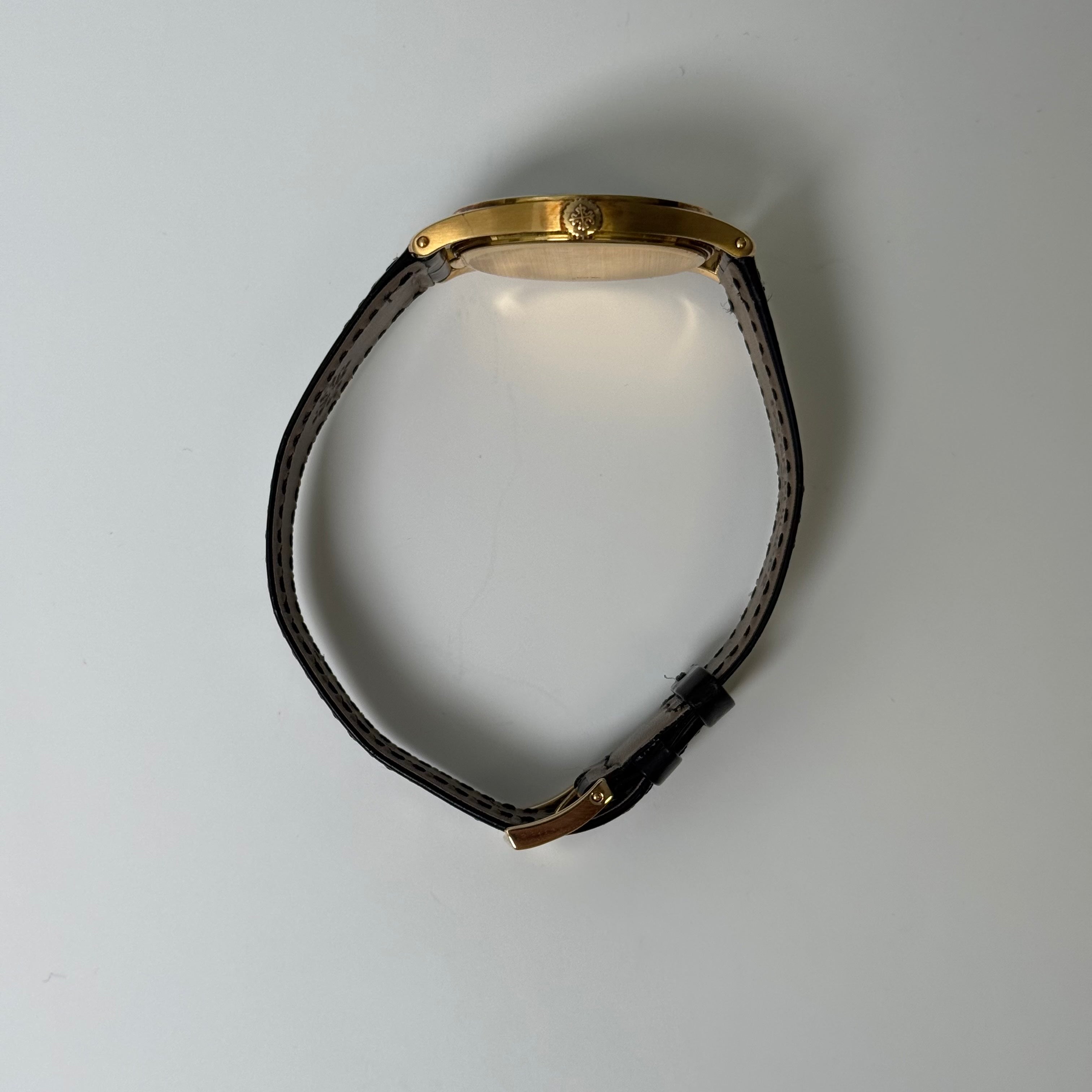 Patek Philippe Calatrava 31mm White Dial Watch Ref# 3796-DJ-001 - Happy Jewelers Fine Jewelry Lifetime Warranty