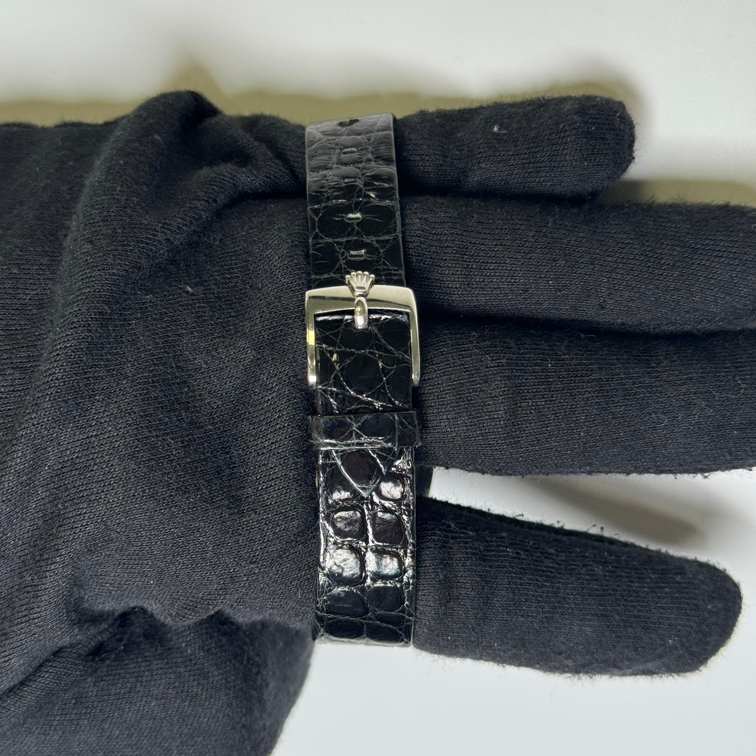 Rolex Cellini 26x31 mm Blue Dial Watch Ref# 3807 - Happy Jewelers Fine Jewelry Lifetime Warranty