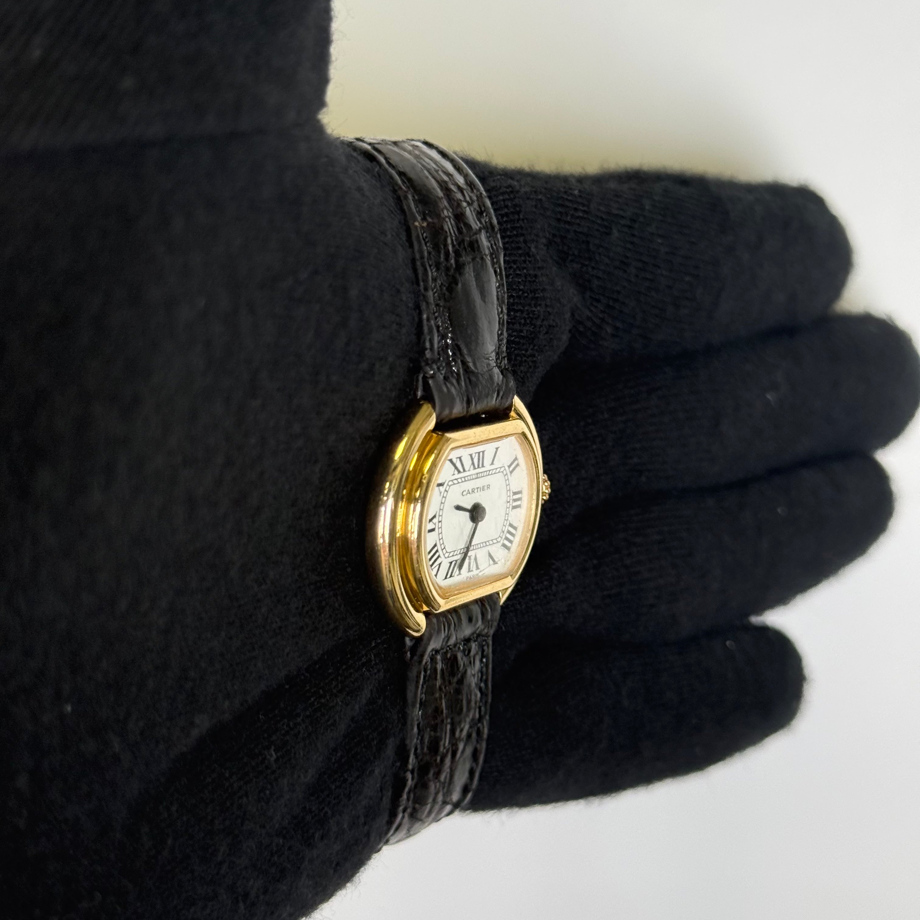 Cartier Ellipse 26mm White Dial Watch Ref# 67081 - Happy Jewelers Fine Jewelry Lifetime Warranty