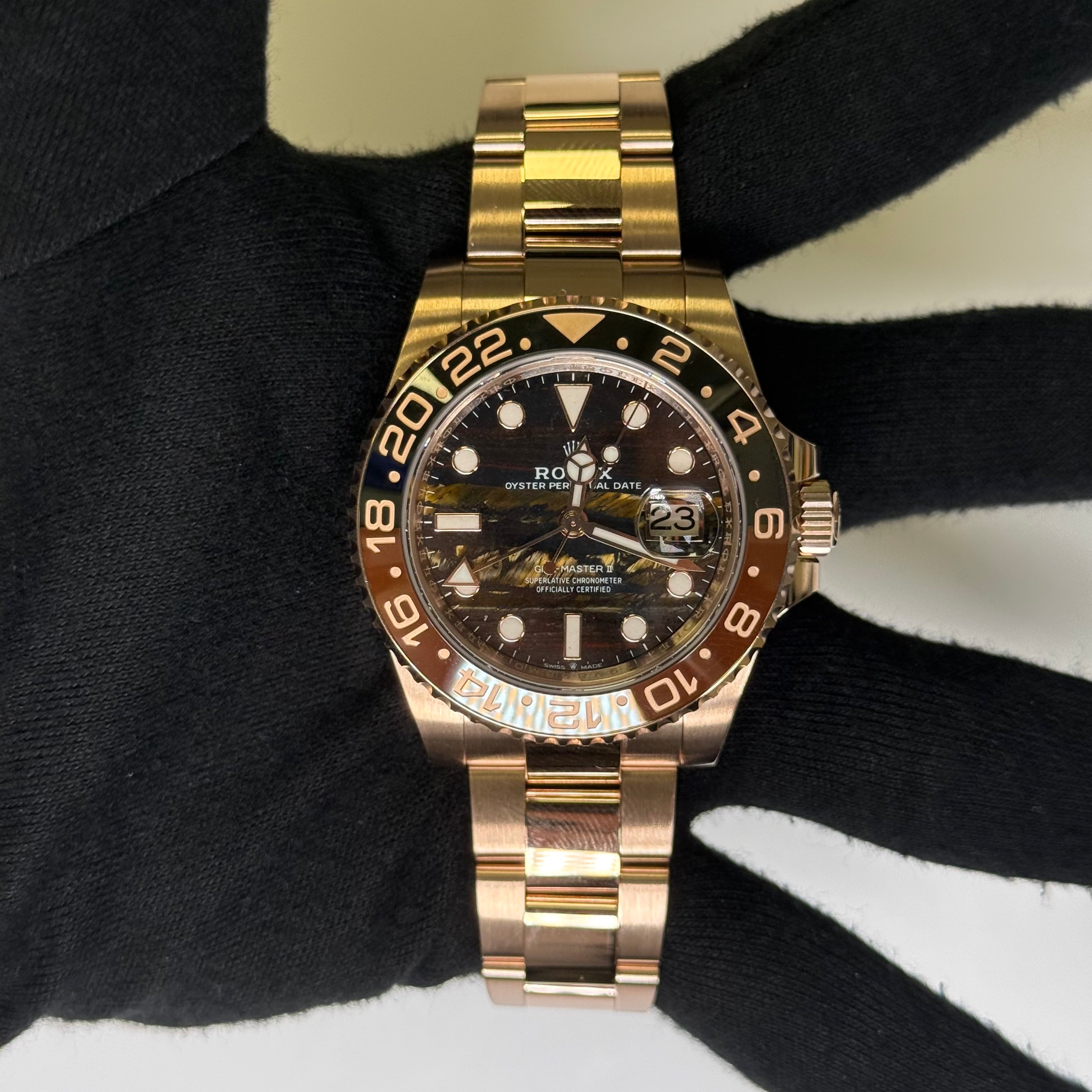 Rolex GMT-Master II 40mm Black Dial Watch Ref# 126715CHNR - Happy Jewelers Fine Jewelry Lifetime Warranty