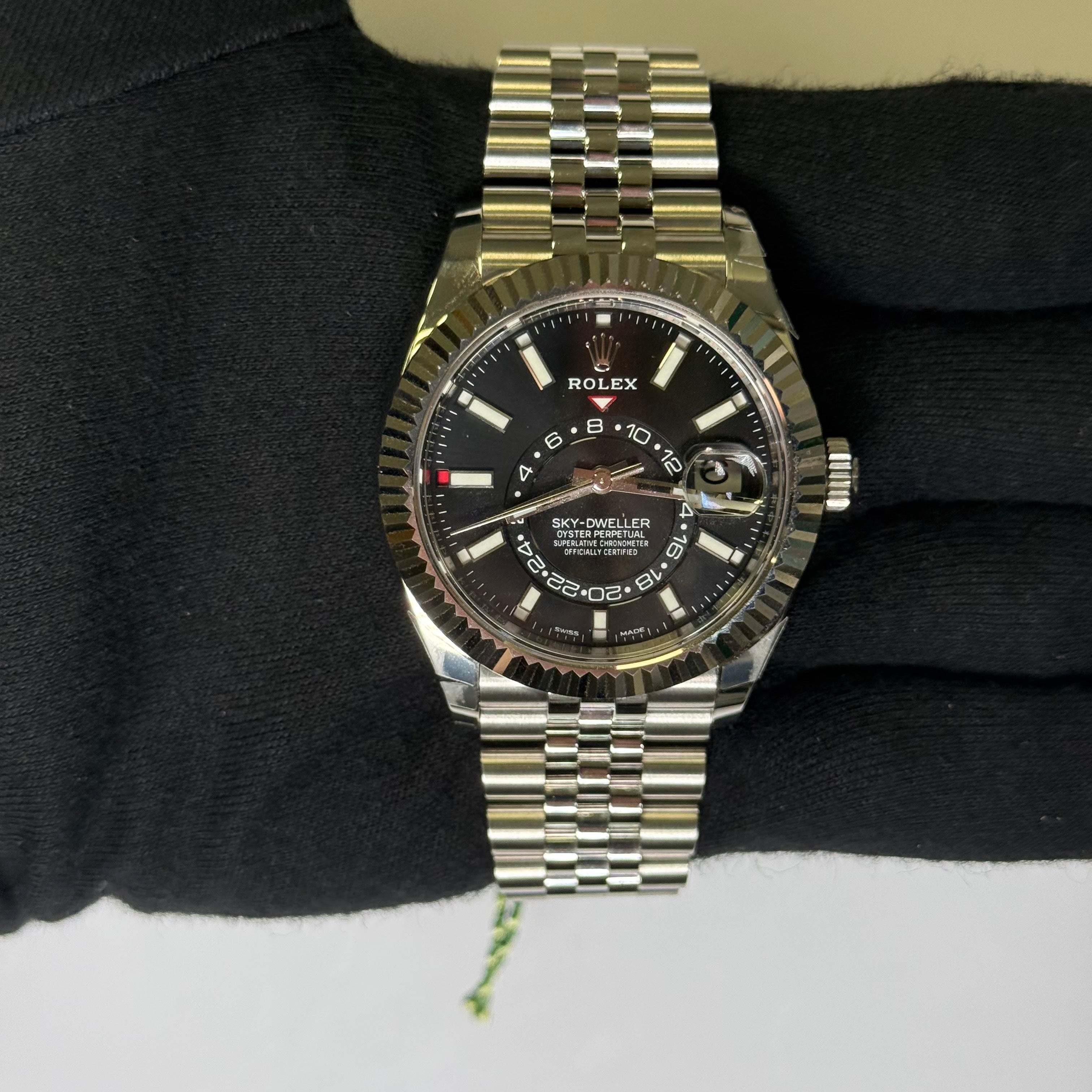 Rolex Sky-Dweller 42mm Black Dial Watch Ref# 326934 - Happy Jewelers Fine Jewelry Lifetime Warranty