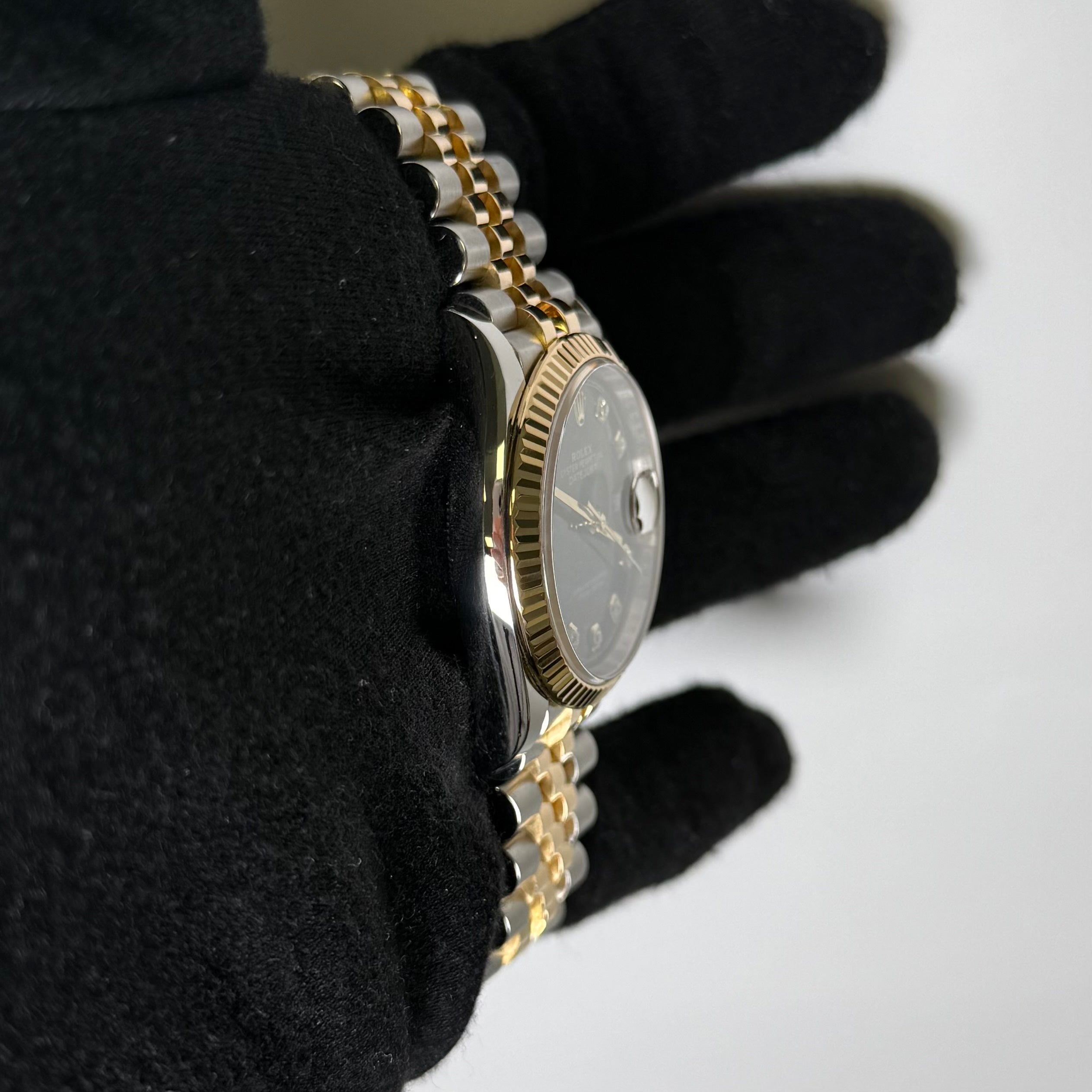 Rolex Datejust 36mm Black Dial Watch Ref# 126233 - Happy Jewelers Fine Jewelry Lifetime Warranty