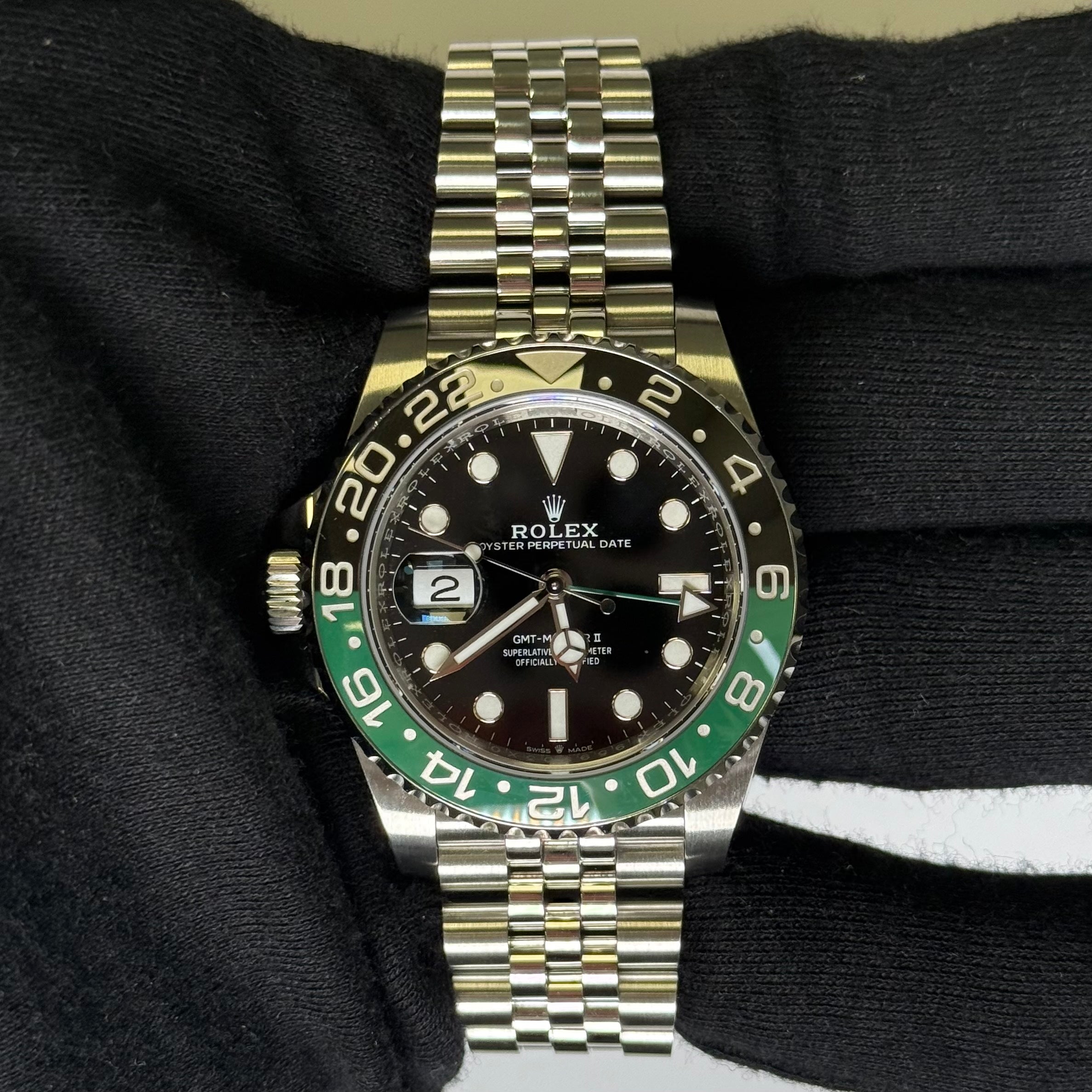 Rolex GMT-Master II 40mm Black Dial Watch Ref# 126720VTNR - Happy Jewelers Fine Jewelry Lifetime Warranty