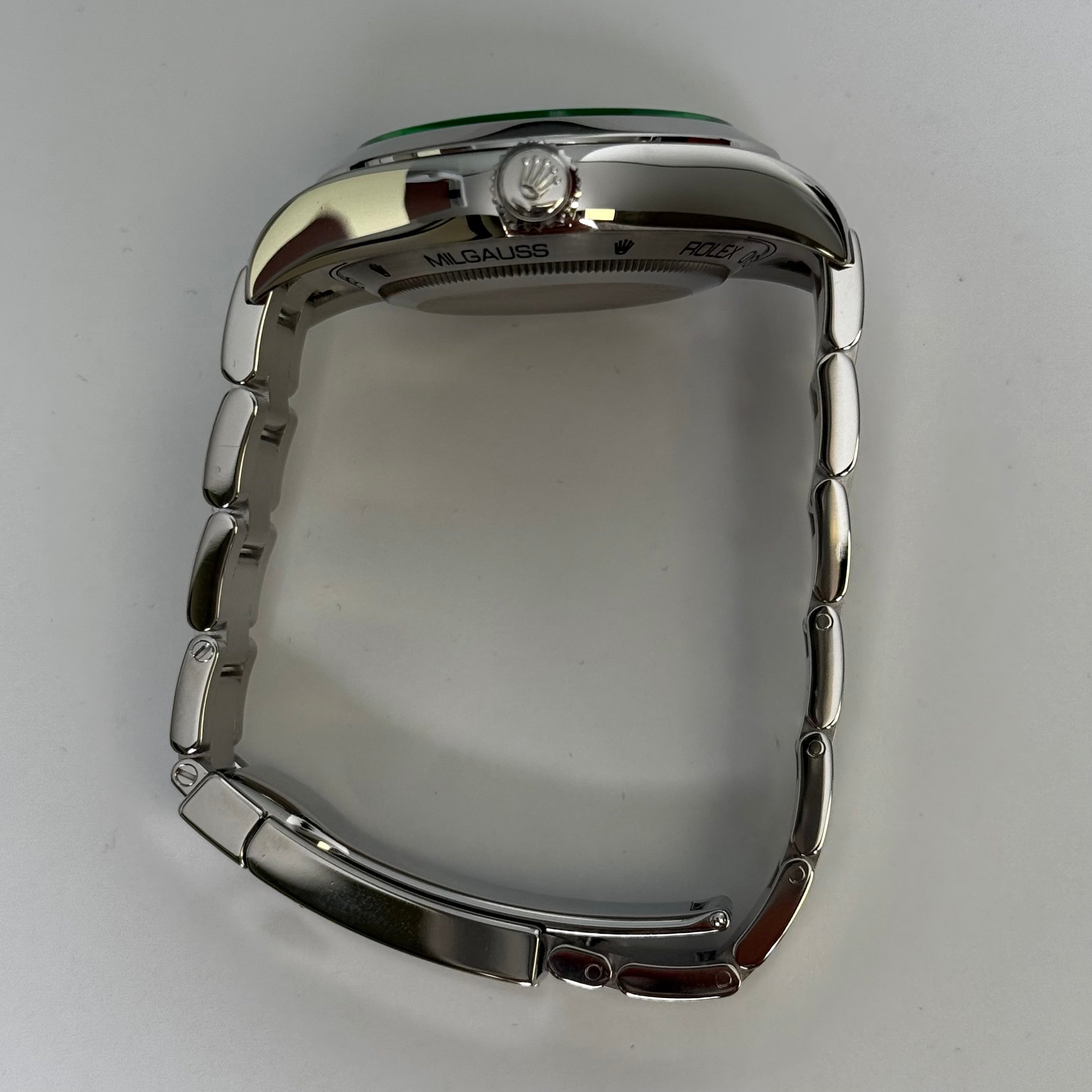 Rolex Milgauss 40mm Blue Dial Watch Ref# 116400GV - Happy Jewelers Fine Jewelry Lifetime Warranty