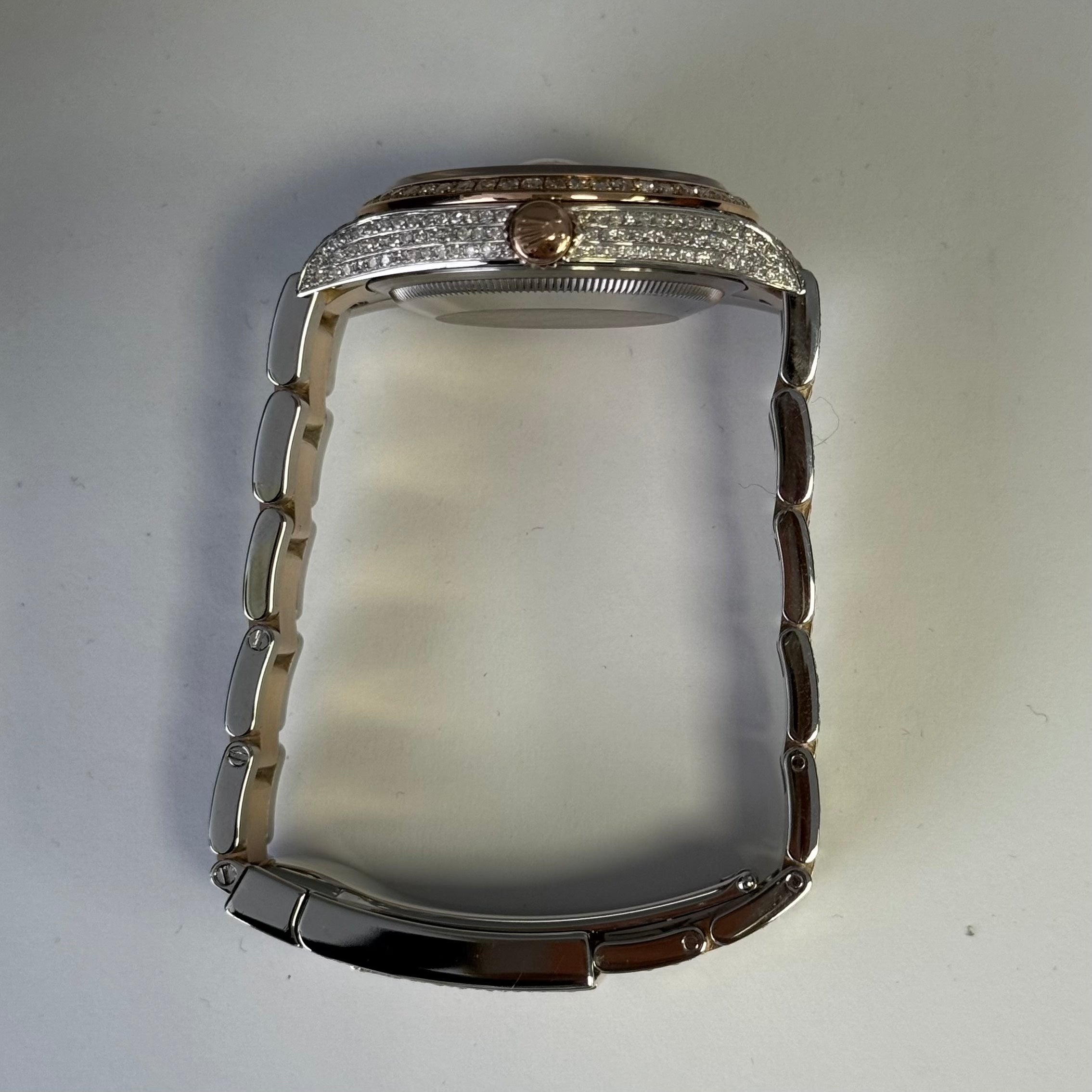 Rolex Datejust 36mm Custom Iced Out Dial Watch Ref# 126231 - Happy Jewelers Fine Jewelry Lifetime Warranty