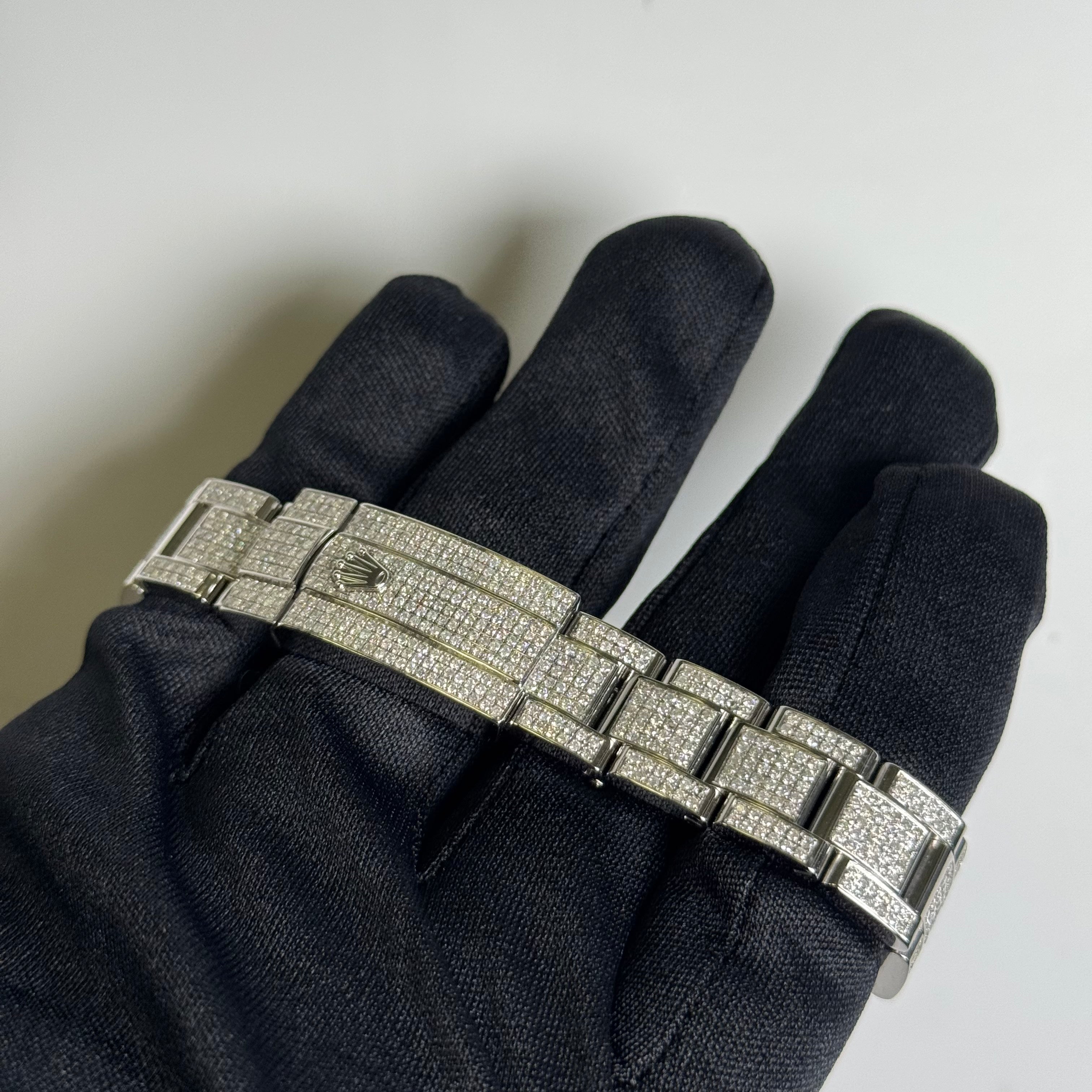 Rolex Datejust 31mm Custom Iced Out Dial Watch Ref# 278240 - Happy Jewelers Fine Jewelry Lifetime Warranty