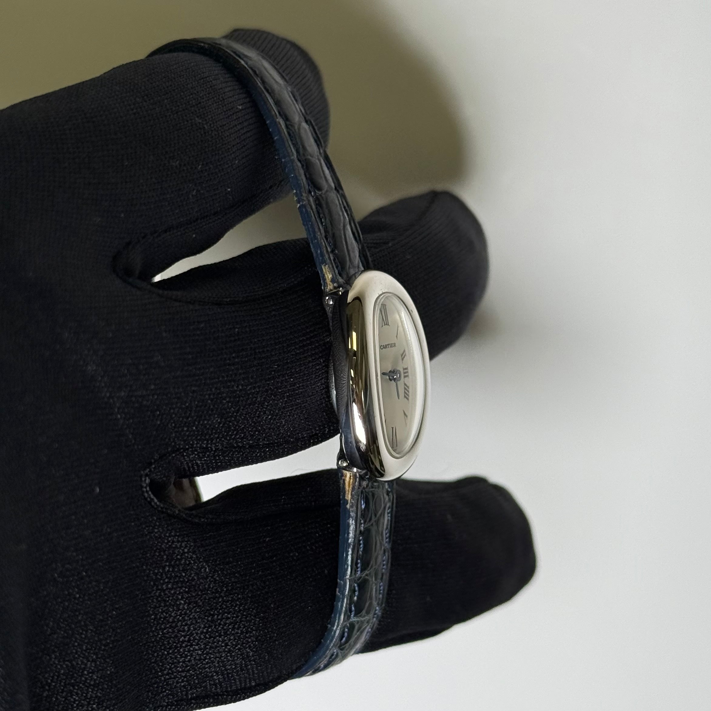 Cartier Baignoire 18mm White Dial Watch Ref# W1518956 - Happy Jewelers Fine Jewelry Lifetime Warranty