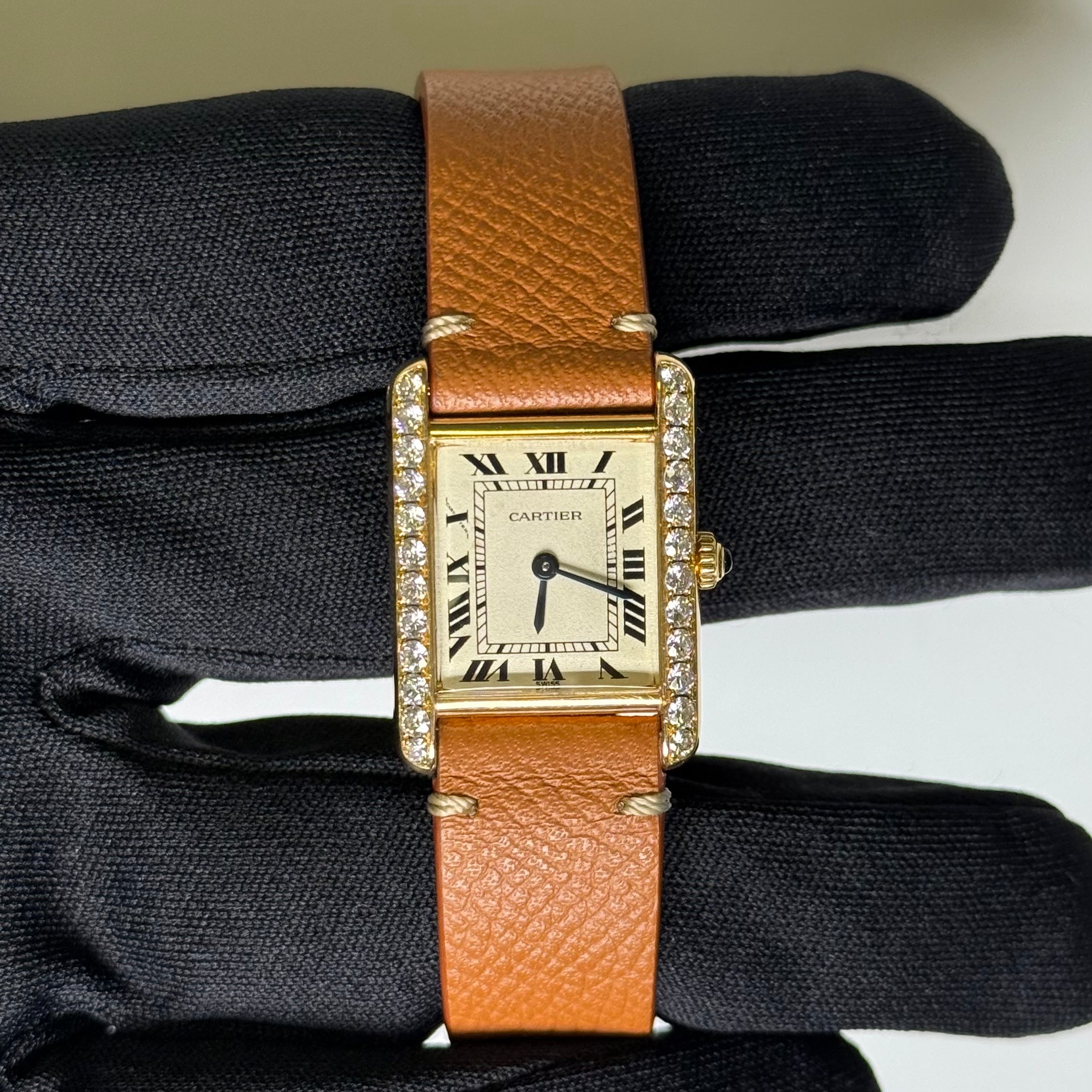 Cartier Tank 21mm White Dial Watch Ref# TANK - Happy Jewelers Fine Jewelry Lifetime Warranty