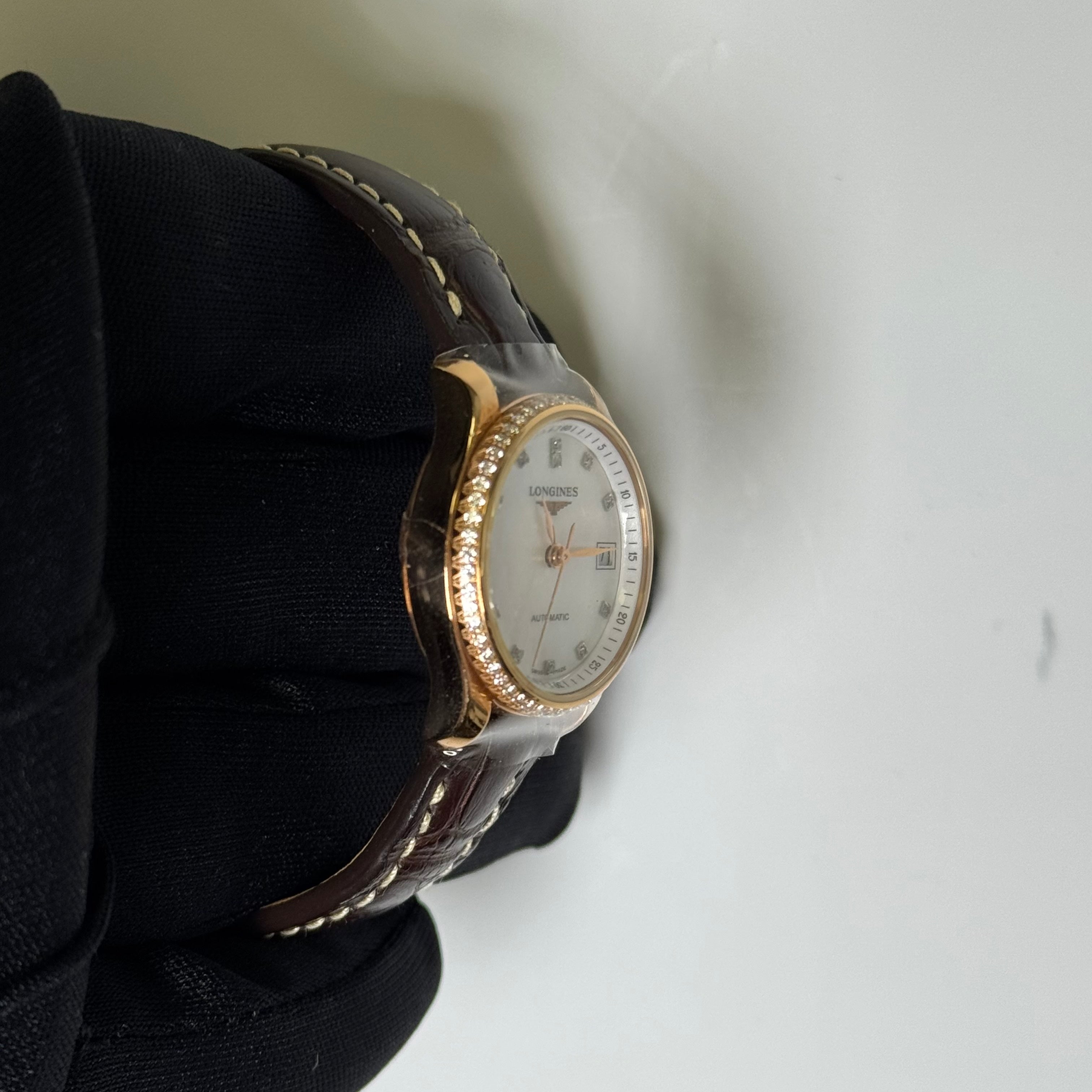 Longines Master Collection 25.5mm Mother of Pearl Dial Watch Ref#L2.128.9.87.3 - Happy Jewelers Fine Jewelry Lifetime Warranty